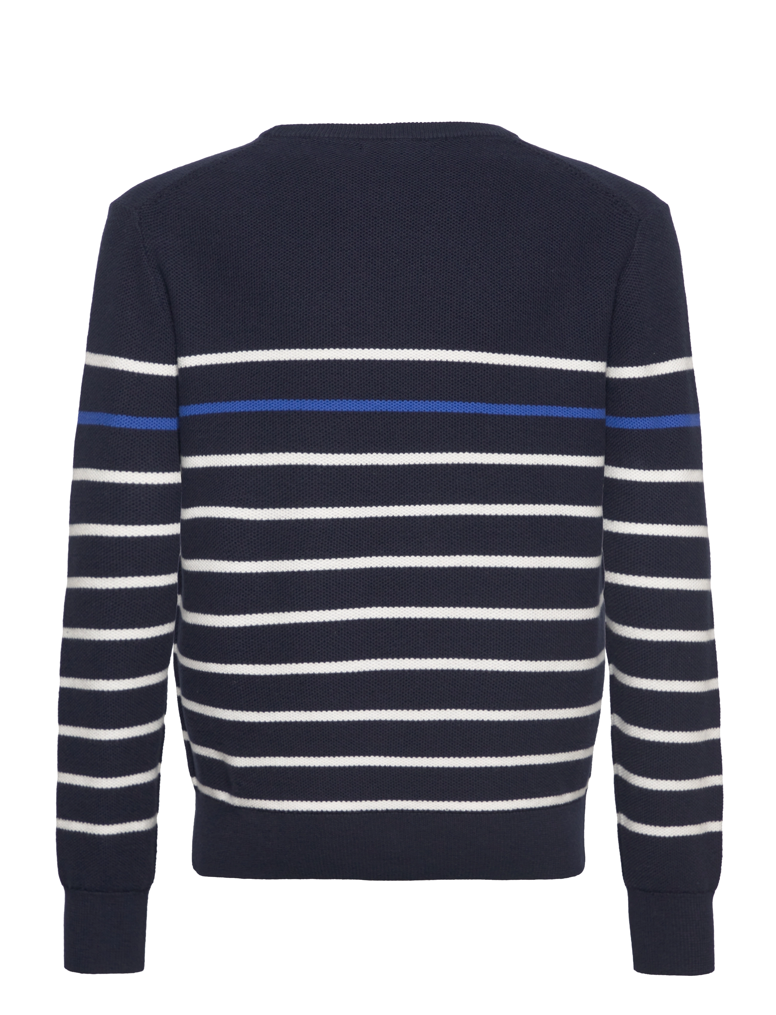 Ralph Lauren Kids - Striped Mesh-Knit Cotton Sweater - rl navy combo - 1