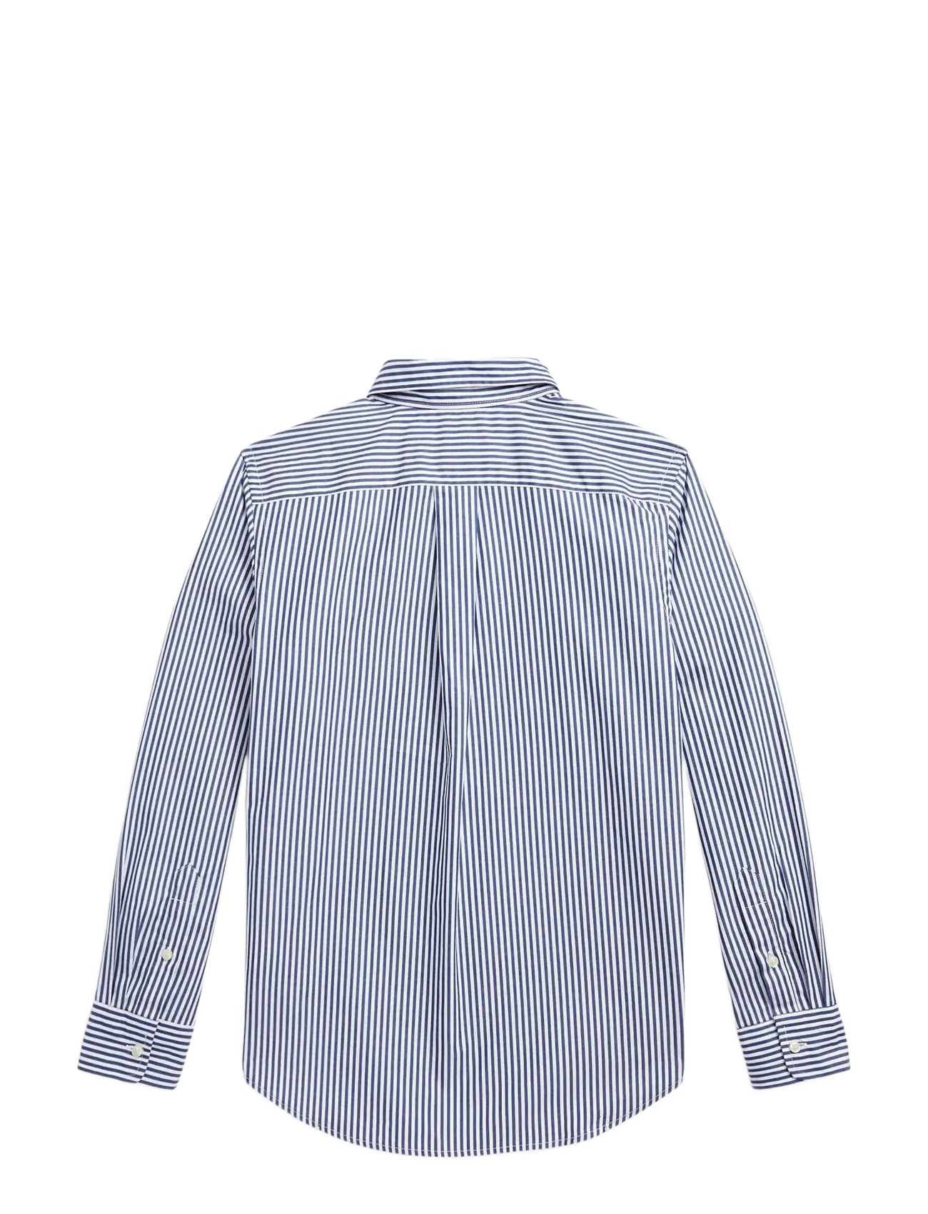Ralph Lauren Kids - 50/1 POPLIN-LS BD-SI-SPS - krekli ar garām piedurknēm - 4655a navy/white - 2