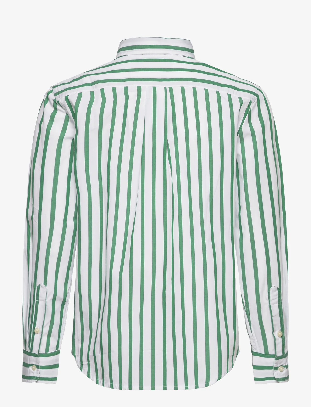 Ralph Lauren Kids - 50/1 POPLIN-LS BD-SI-SPS - long-sleeved shirts - 6288 scarab green - 1