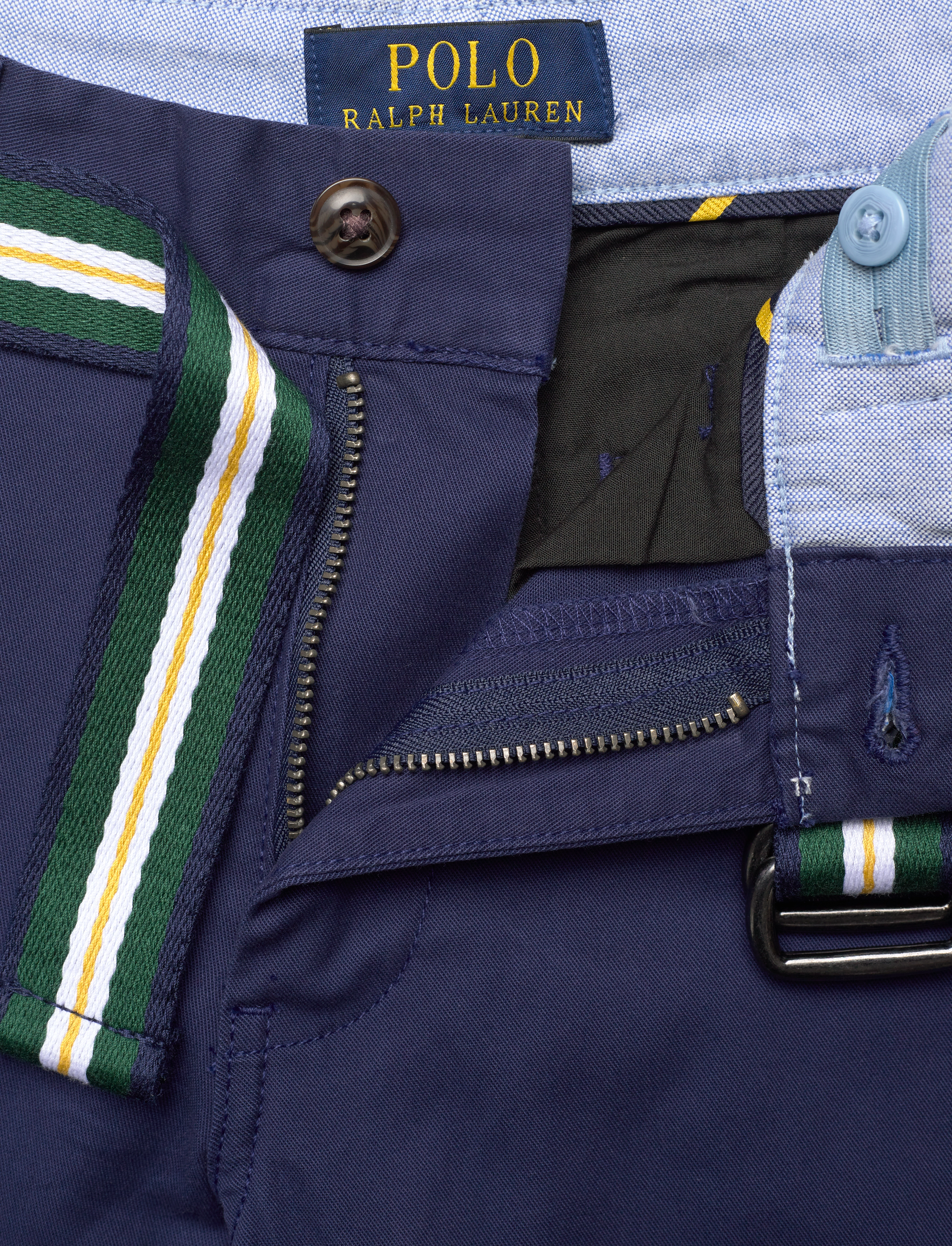 Ralph Lauren Kids - 20/1 STRETCH TWILL-BEDFORD SHRT-SR- - lühikesed vabaajapüksid - newport navy - 3