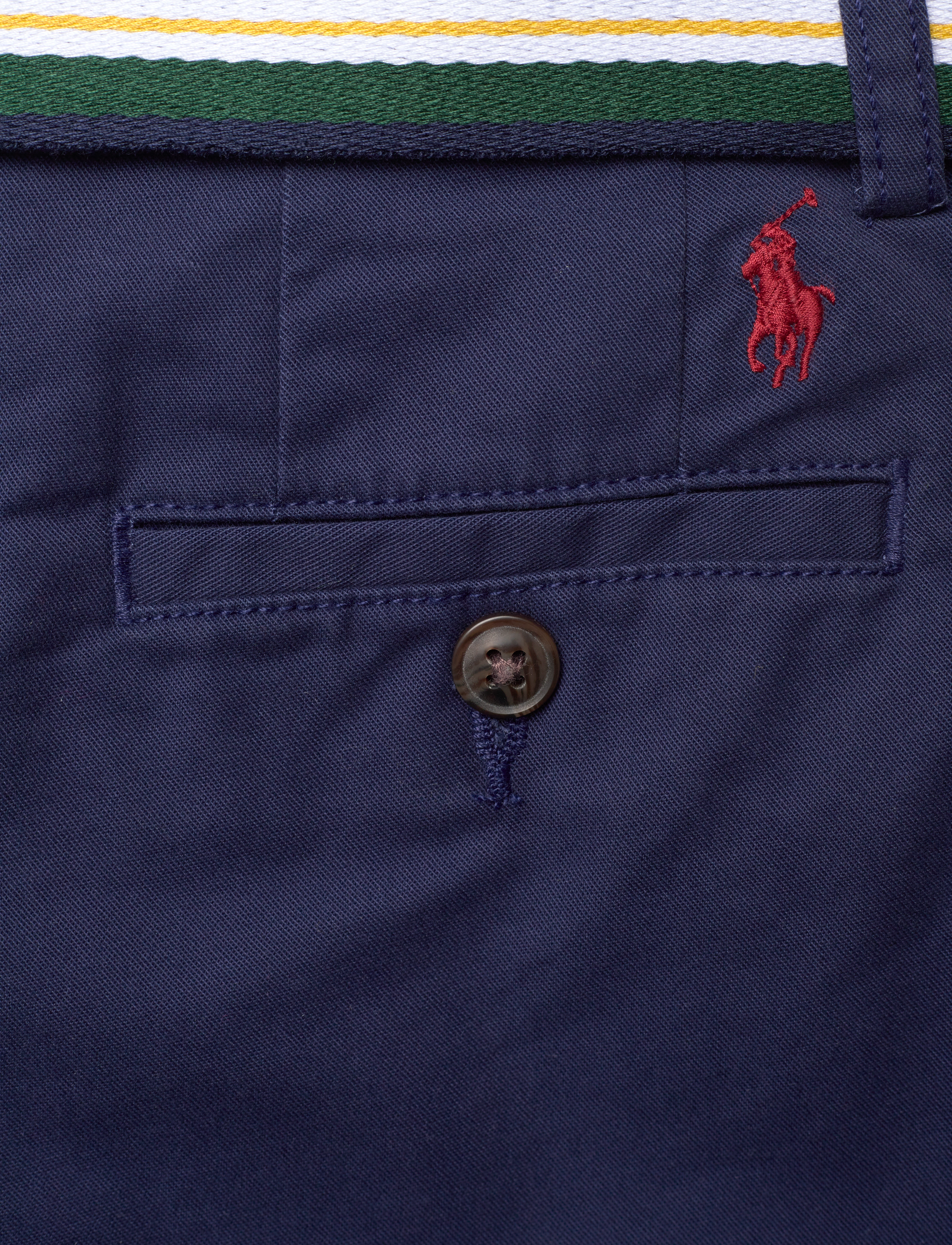 Ralph Lauren Kids - 20/1 STRETCH TWILL-BEDFORD SHRT-SR- - lühikesed vabaajapüksid - newport navy - 4