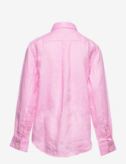 Ralph Lauren Kids - Linen Shirt - långärmade skjortor - carmel pink - 1