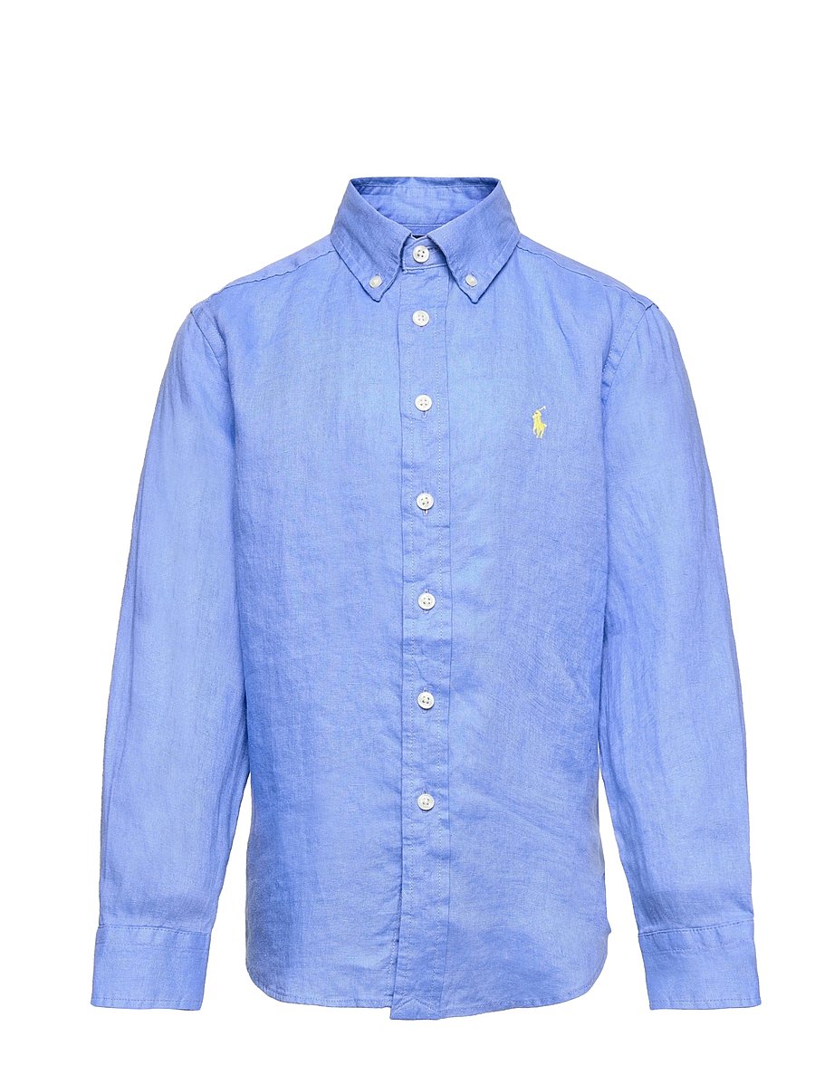Ralph Lauren Kids - Linen Shirt - harbor island blu - 0