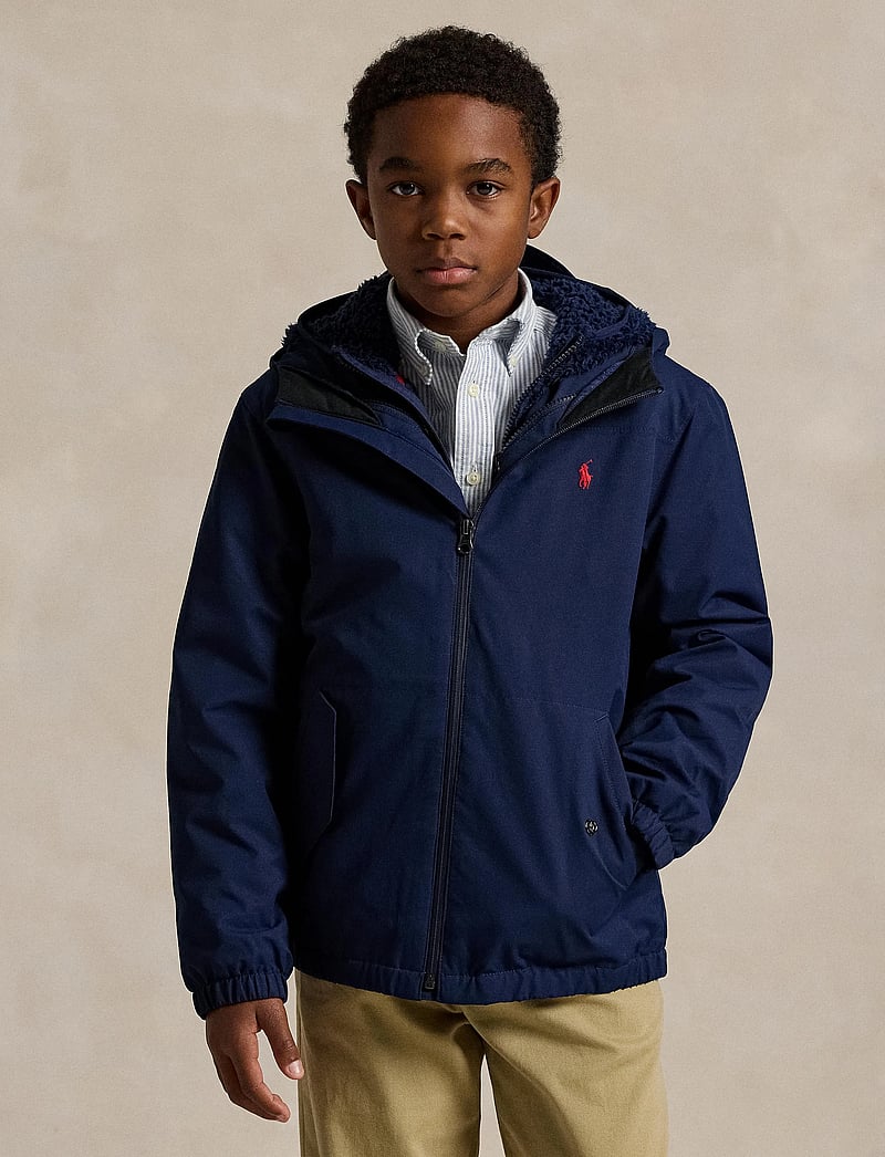 Ralph Lauren Kids - P-Layer 1 Hooded Jacket - lette jakker - newport navy - 0
