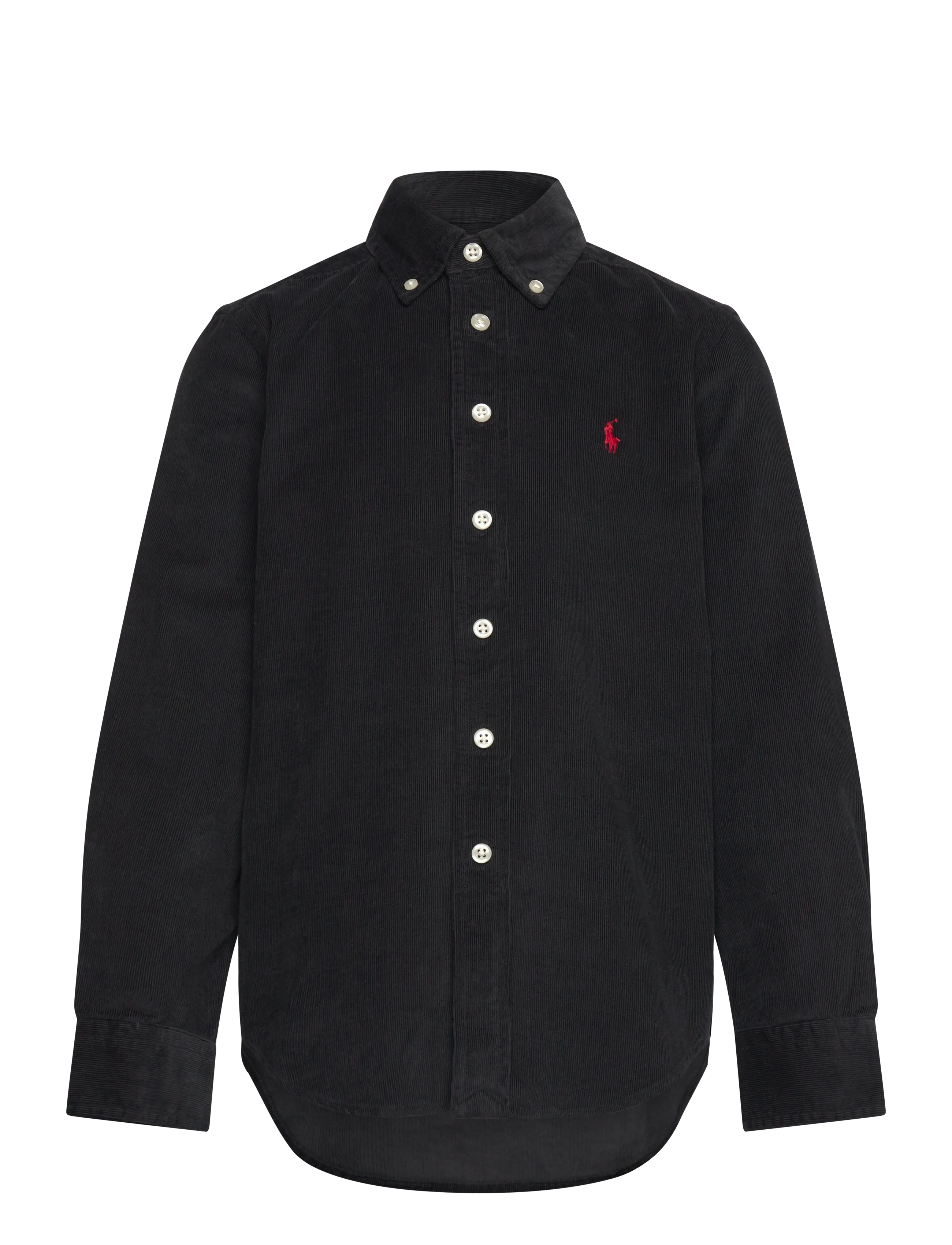 Cotton Corduroy Shirt - POLO BLACK