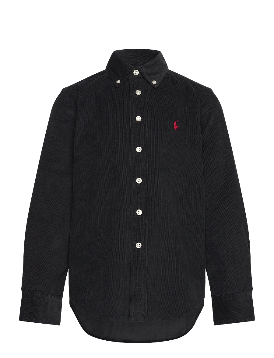 Ralph Lauren Kids - Cotton Corduroy Shirt - polo black - 0