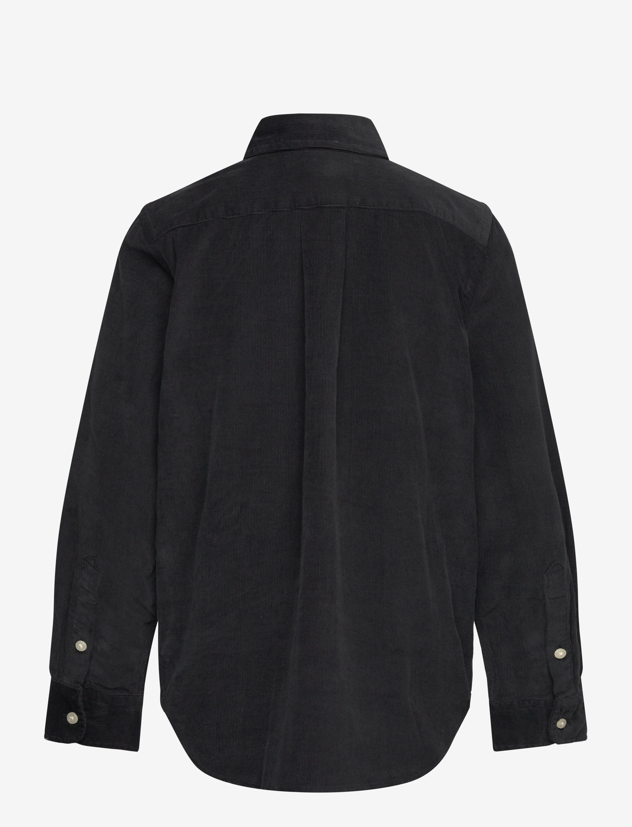 Ralph Lauren Kids - Cotton Corduroy Shirt - långärmade skjortor - polo black - 1