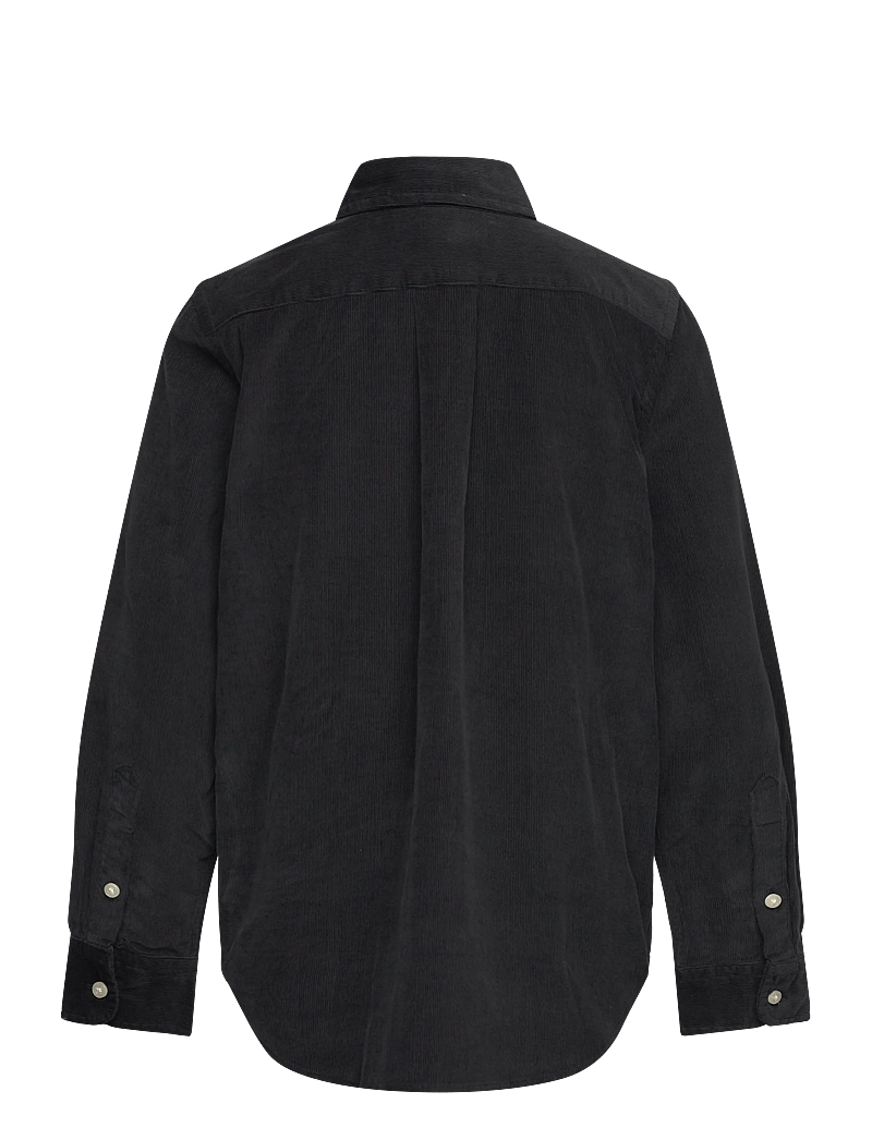 Ralph Lauren Kids - Cotton Corduroy Shirt - långärmade skjortor - polo black - 1