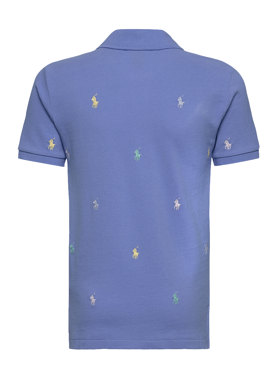 Ralph Lauren Kids - Polo Pony Cotton Mesh Polo Shirt - harbor island blu - 1