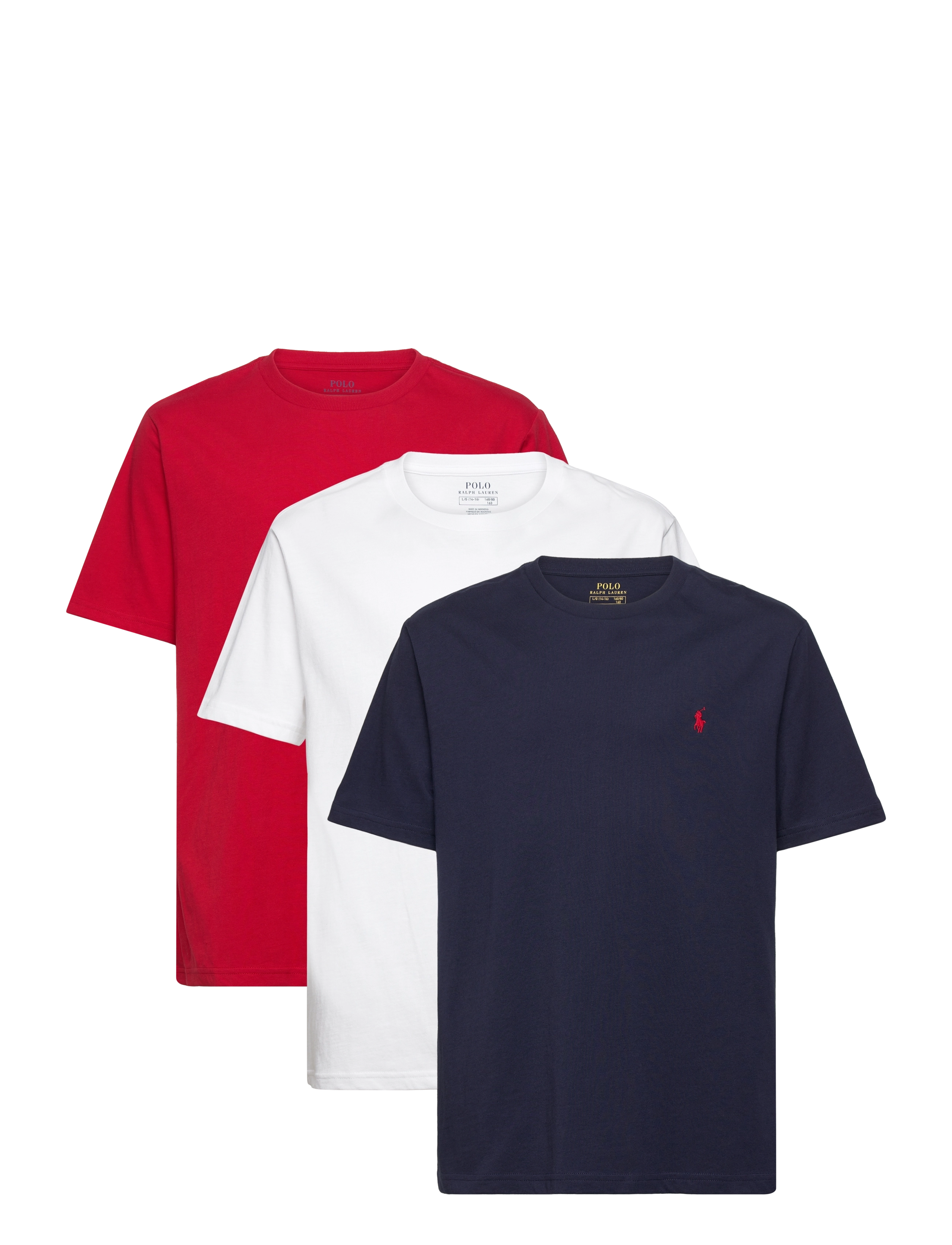 Cotton Jersey Crewneck Tee 3-Pack - POLO ESSENTIALS 1