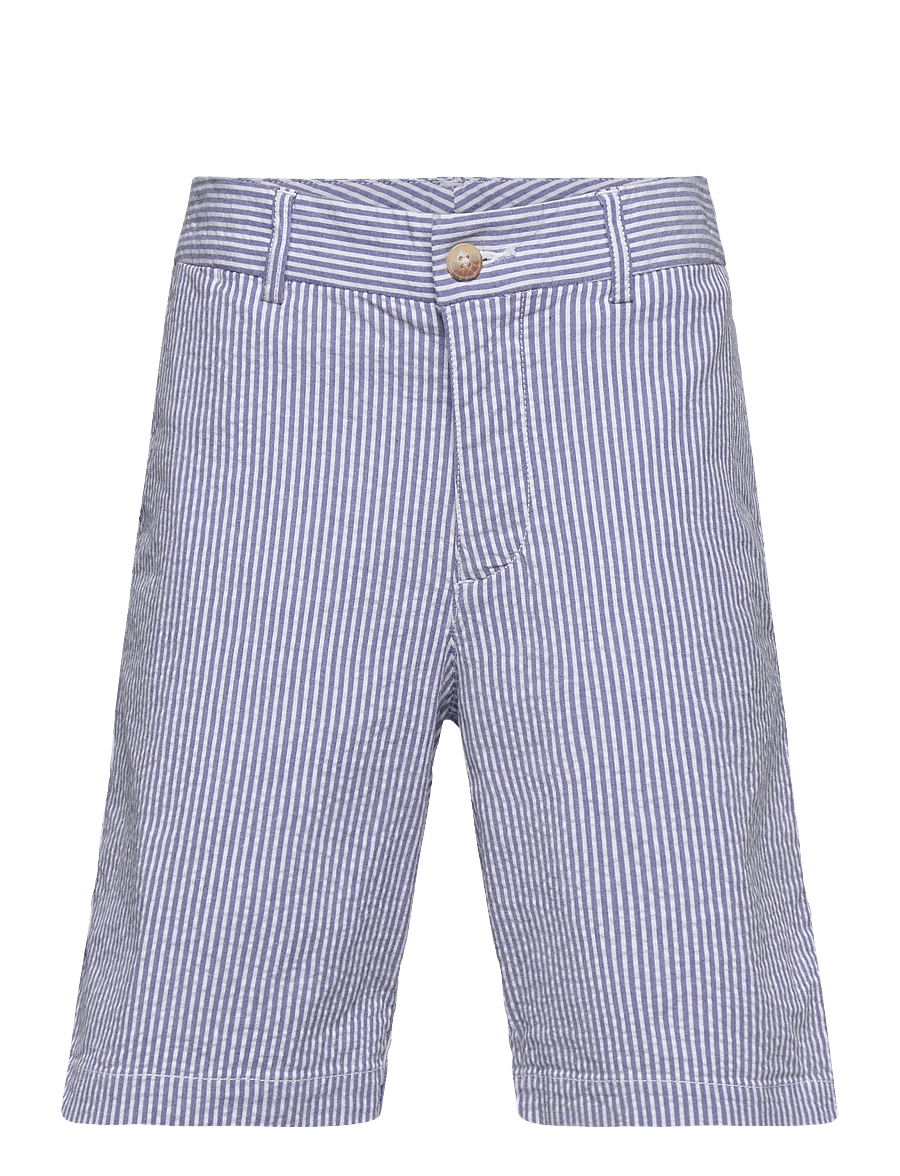 Ralph Lauren Kids - SEERSUCKER-PREPPY SHORT-SR-FFR - casual shorts - blue seersucker - 0