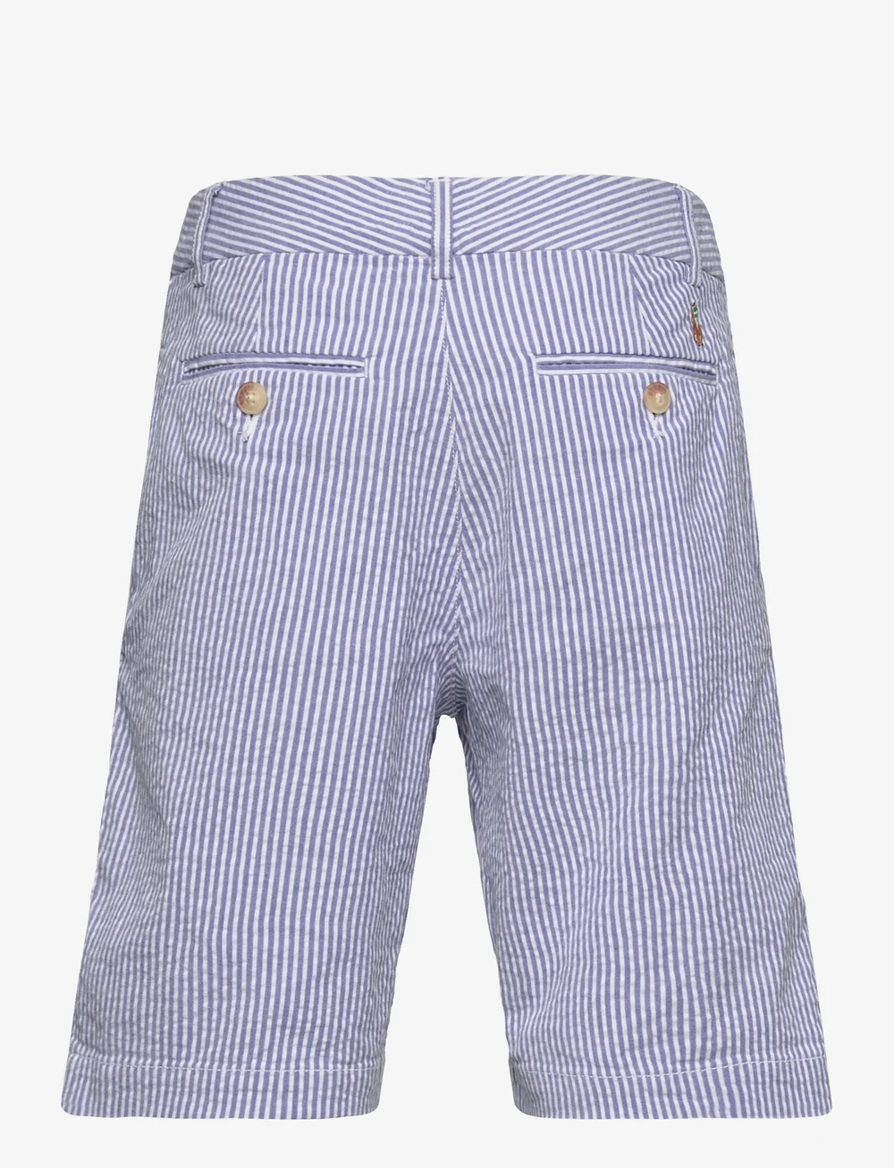 Ralph Lauren Kids - Stretch Cotton Seersucker Short - casual shorts - blue seersucker - 1