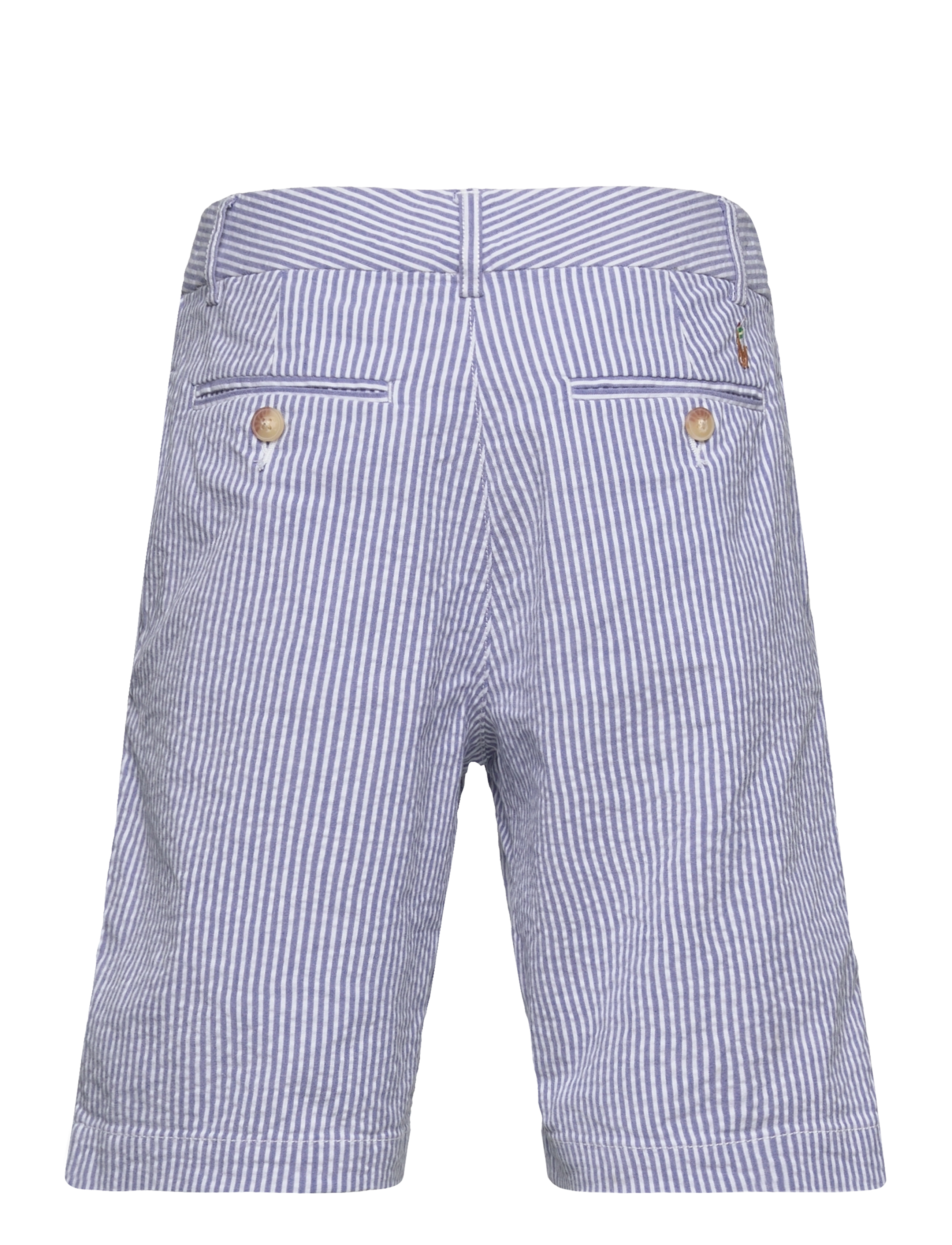 Ralph Lauren Kids - SEERSUCKER-PREPPY SHORT-SR-FFR - casual shorts - blue seersucker - 1