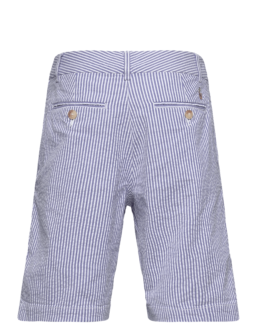Ralph Lauren Kids - SEERSUCKER-PREPPY SHORT-SR-FFR - casual shorts - blue seersucker - 1