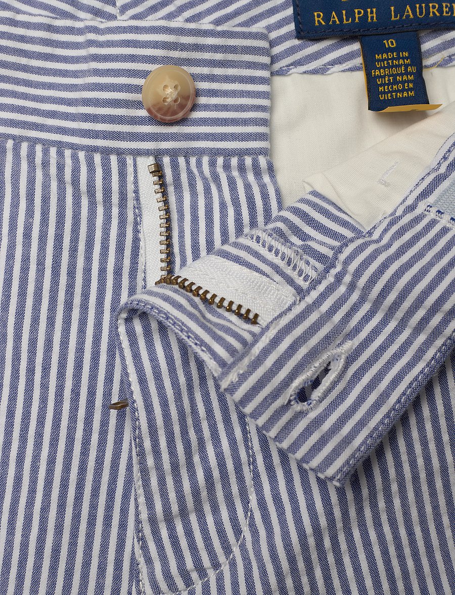 Ralph Lauren Kids - SEERSUCKER-PREPPY SHORT-SR-FFR - casual shorts - blue seersucker - 3