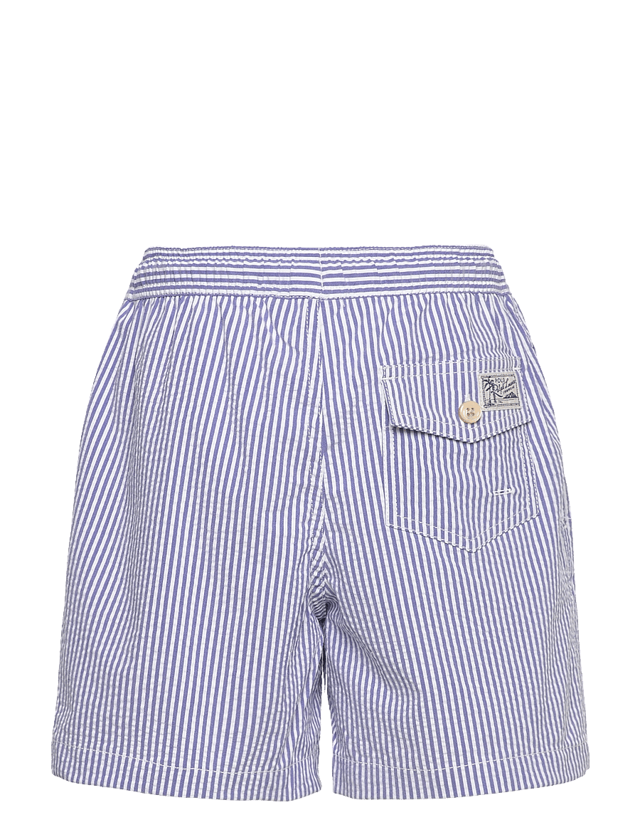 Ralph Lauren Kids - Traveler Seersucker Swim Trunk - cruise royal seer - 1