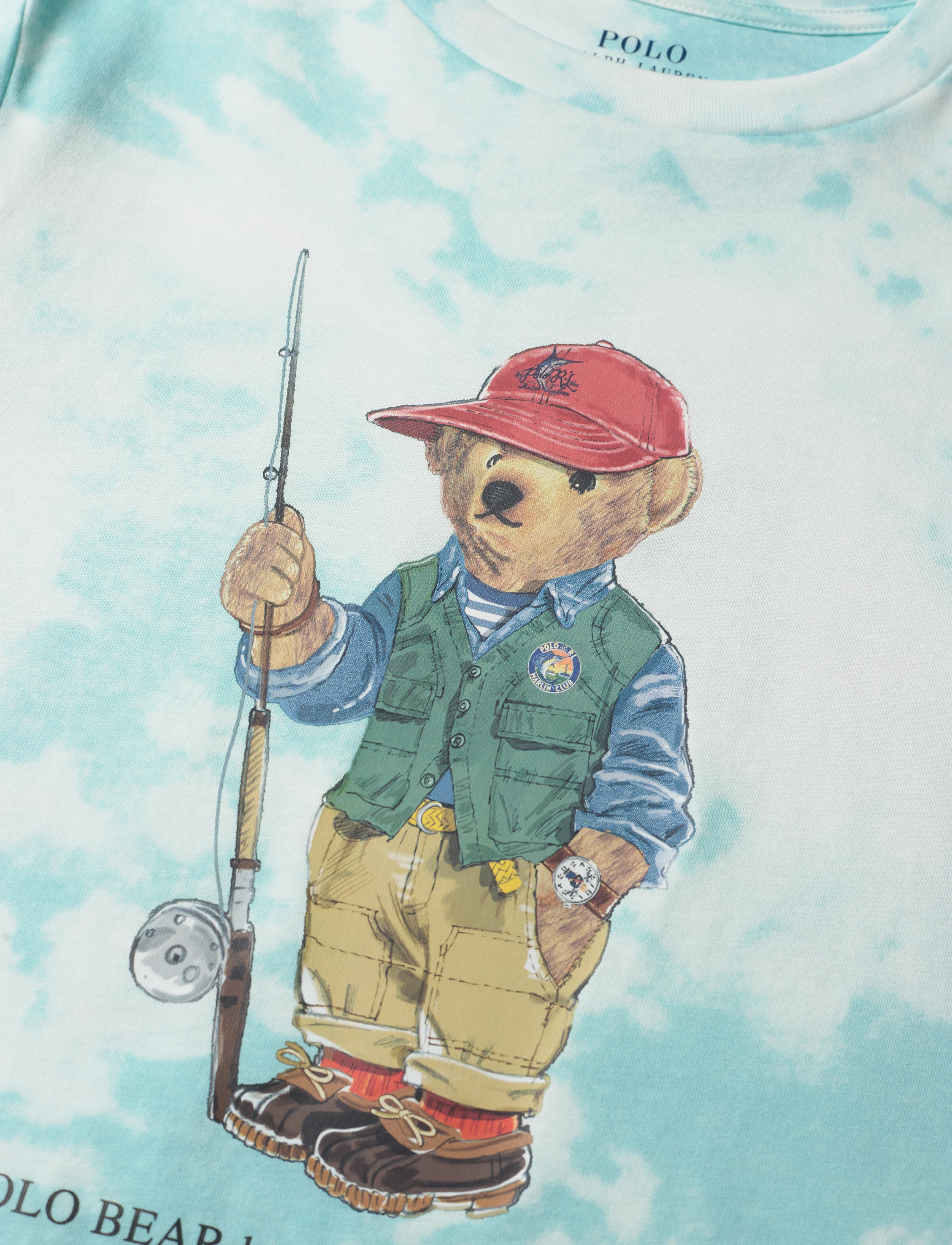 Ralph Lauren Kids - 26/1 JERSEY-SS CN M9-KN-TSH - island aqua key w - 2