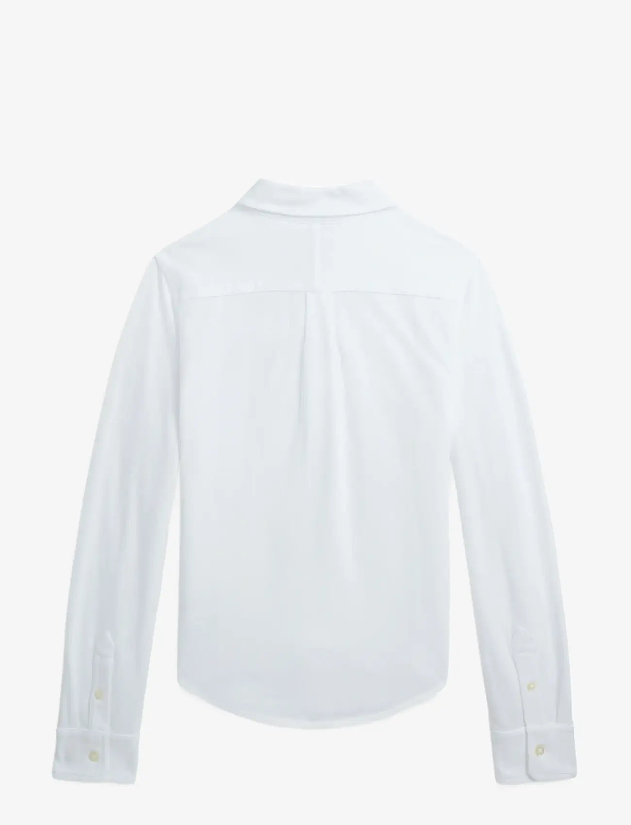 Ralph Lauren Kids - Featherweight Cotton Mesh Shirt - chemises à manches longues - white - 2