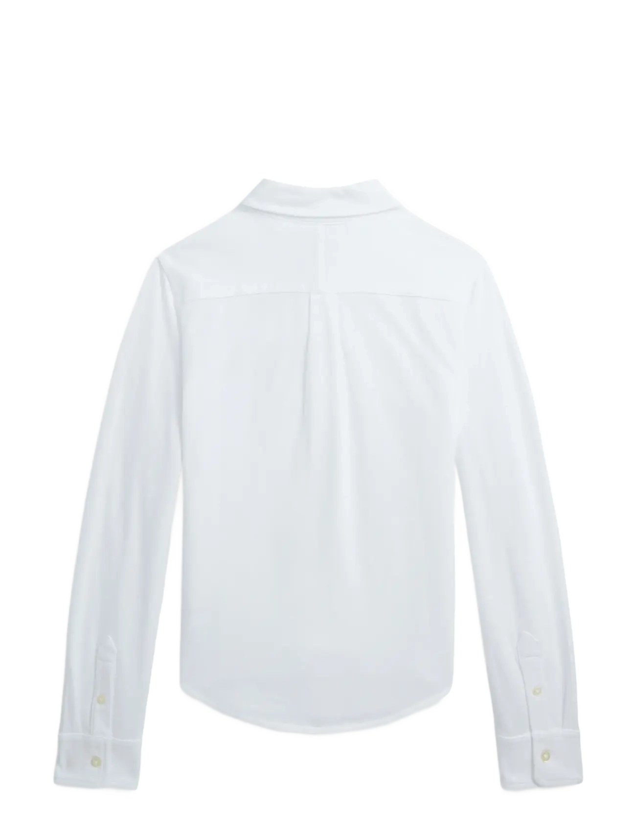 Ralph Lauren Kids - Featherweight Cotton Mesh Shirt - langærmede skjorter - white - 2