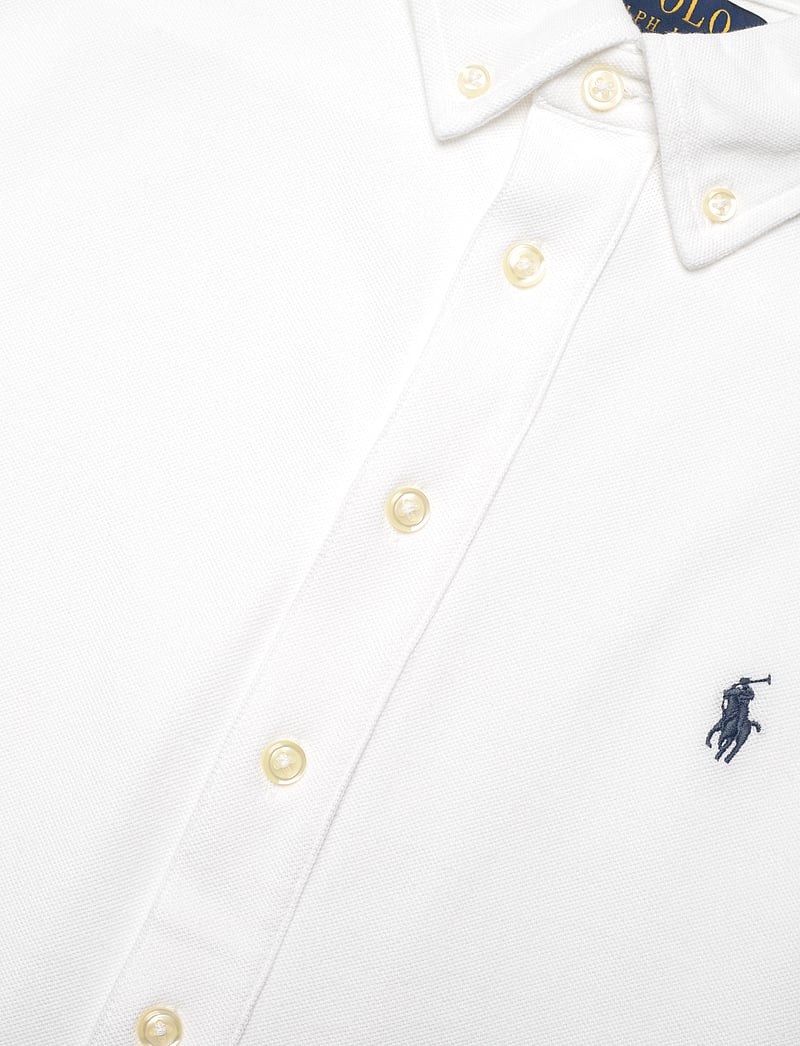Ralph Lauren Kids - Featherweight Cotton Mesh Shirt - chemises à manches longues - white - 5