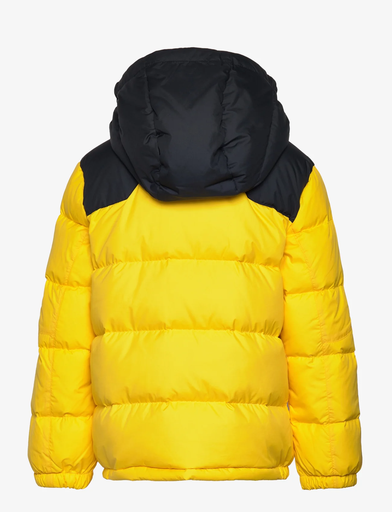 Ralph Lauren Kids - Water-Repellent Down Hooded Jacket - striukės ir švarkeliai - yellowfin/black - 1