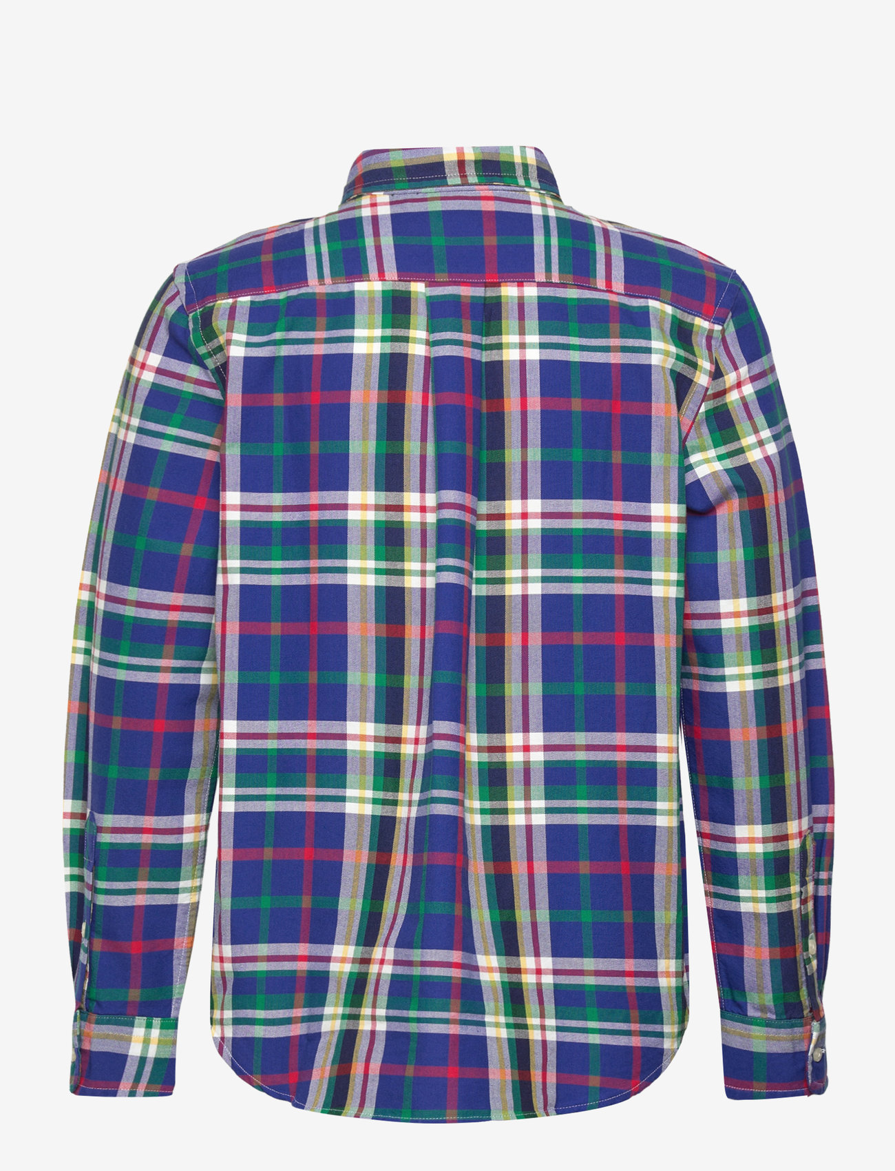 Ralph Lauren Kids Plaid Cotton Oxford Shirt (RAF323918245) Long-sleeved  shirts