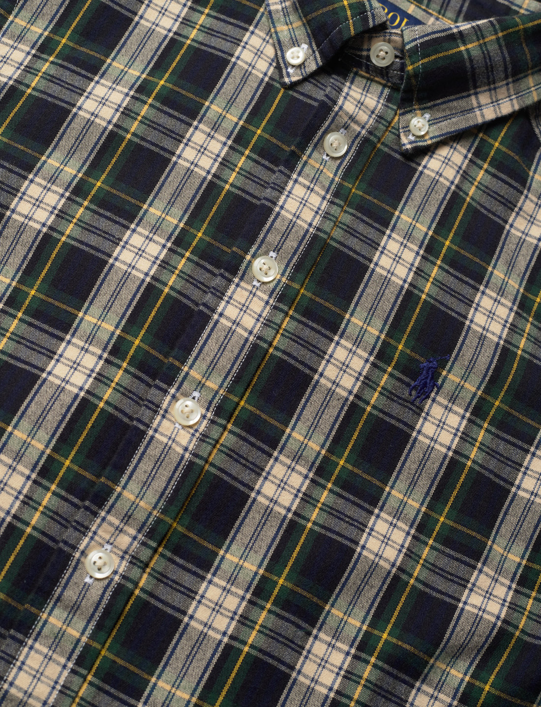 Ralph Lauren Kids Plaid Brushed Cotton Oxford Shirt Tops Boozt