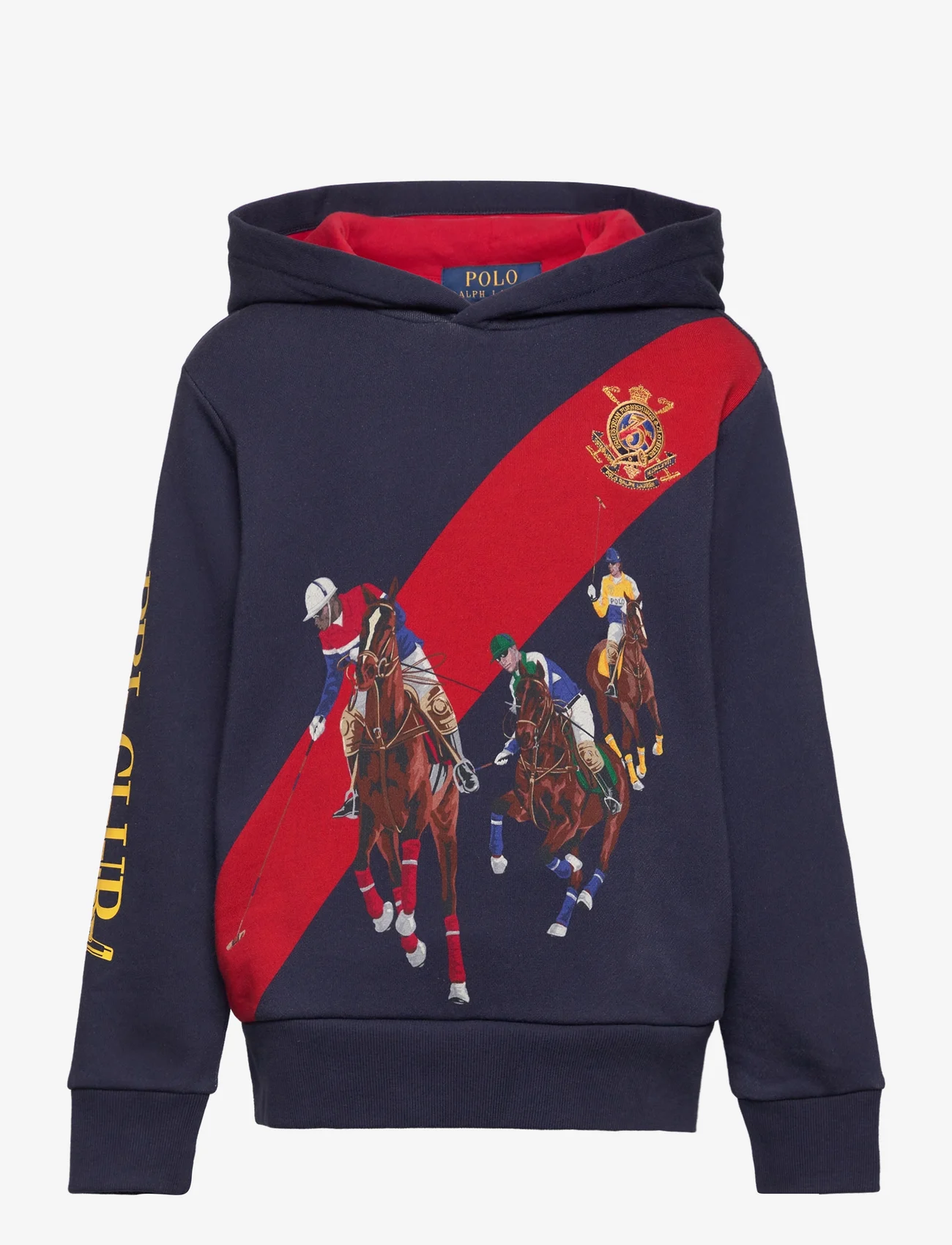 Ralph Lauren Kids - Fleece Graphic Hoodie - džemperi ar kapuci - newport navy mult - 0