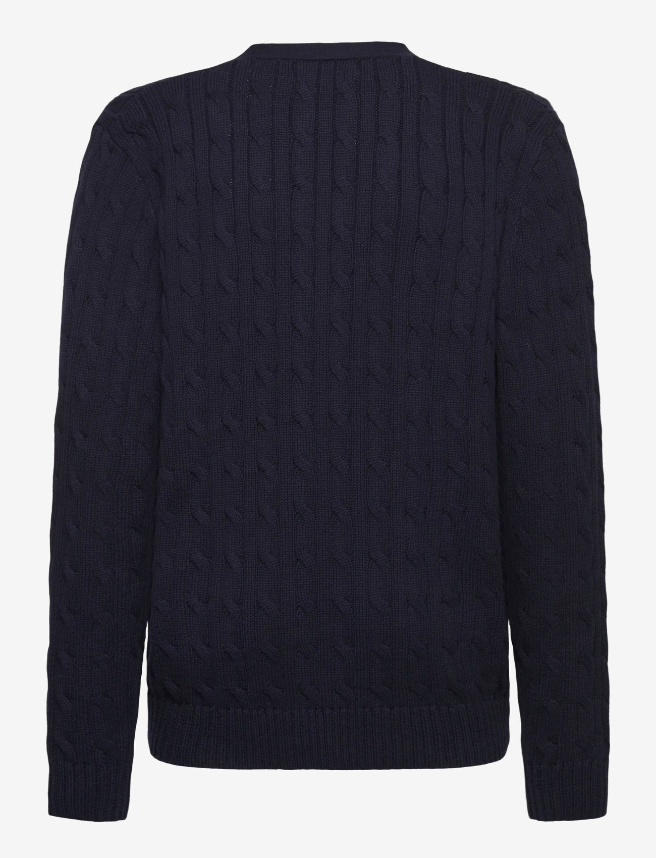 Ralph Lauren Kids - Cable-Knit Cotton V-Neck Cardigan - cardigans - rl navy/c3807 - 1