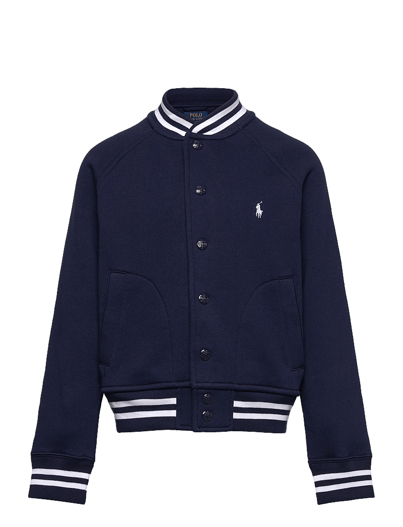 Ralph Lauren Kids - Fleece Baseball Jacket - lette jakker - refined navy/c173 - 1