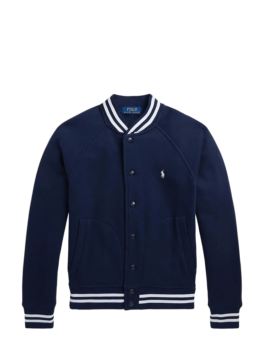 Ralph Lauren Kids - Fleece Baseball Jacket - vestes legères - refined navy/c173 - 1