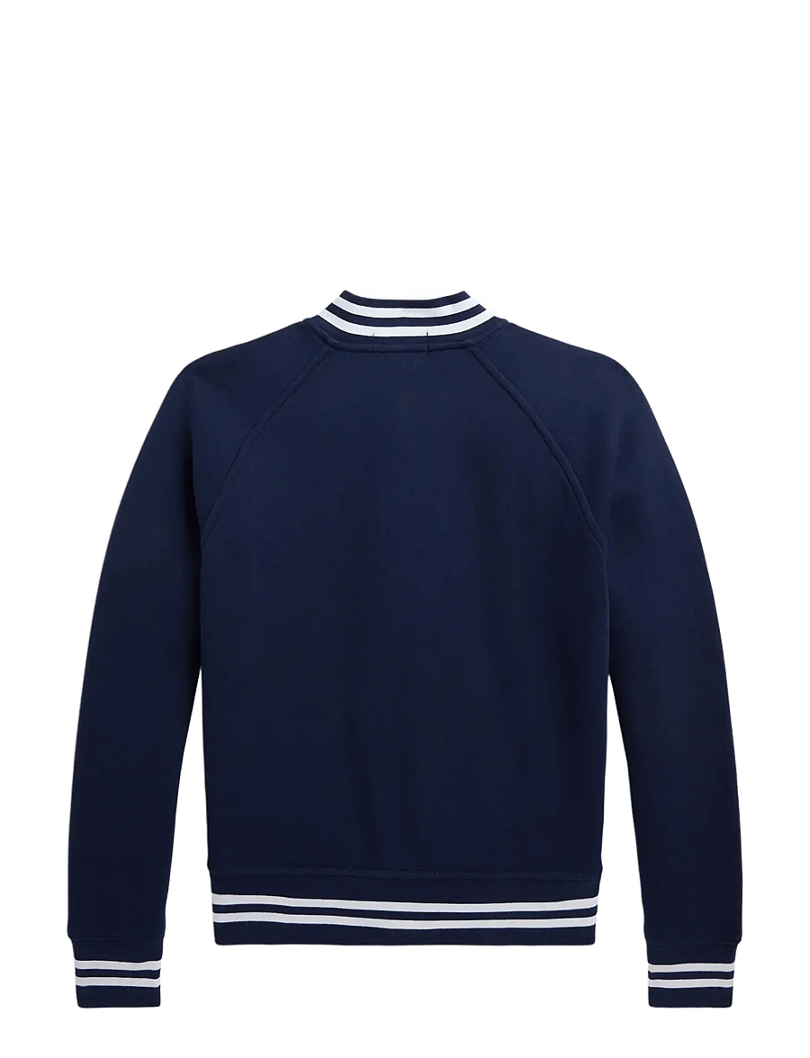 Ralph Lauren Kids - Fleece Baseball Jacket - vestes legères - refined navy/c173 - 2
