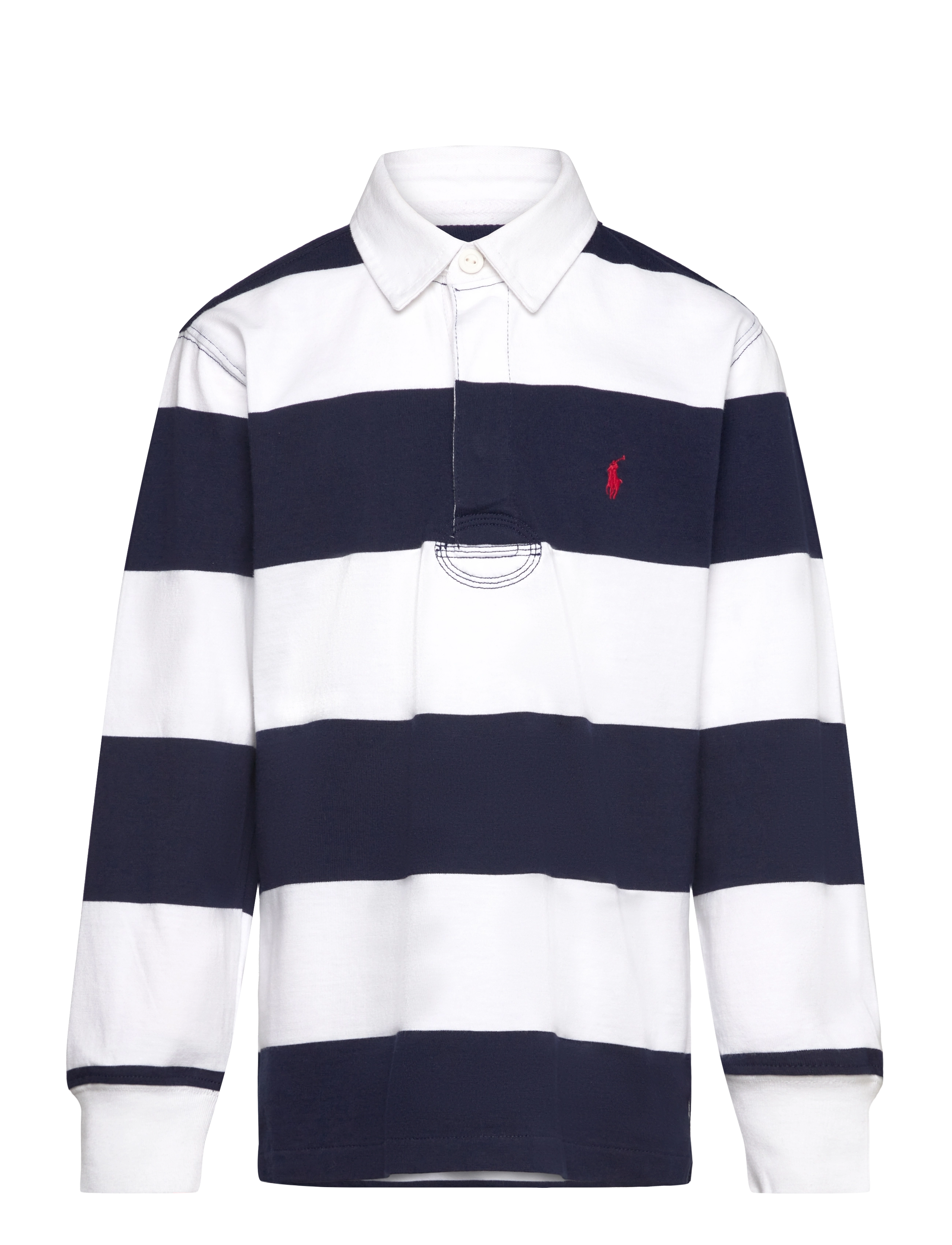 The Iconic Rugby Shirt - WHITE/CRUISE NAVY