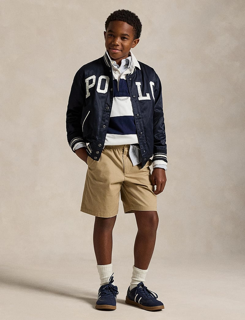 Ralph Lauren Kids - The Iconic Rugby Shirt - langærmede poloer - white/cruise navy - 0