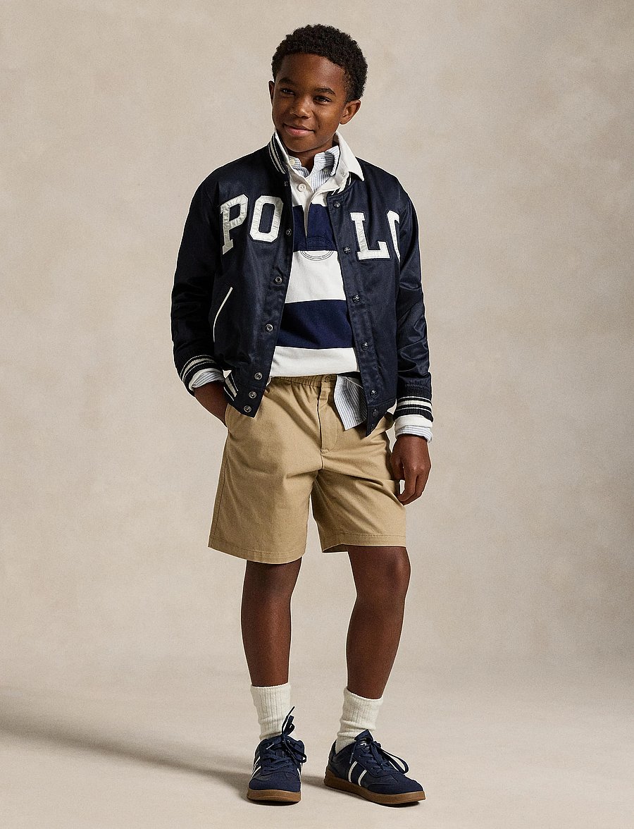 Ralph Lauren Kids - The Iconic Rugby Shirt - polos à manches longues - white/cruise navy - 0