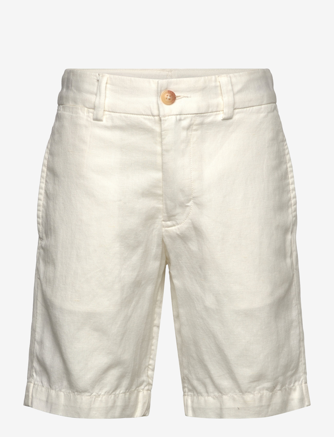 Ralph Lauren Kids - Straight Fit Linen-Cotton Short - chino shorts - deckwash white - 0