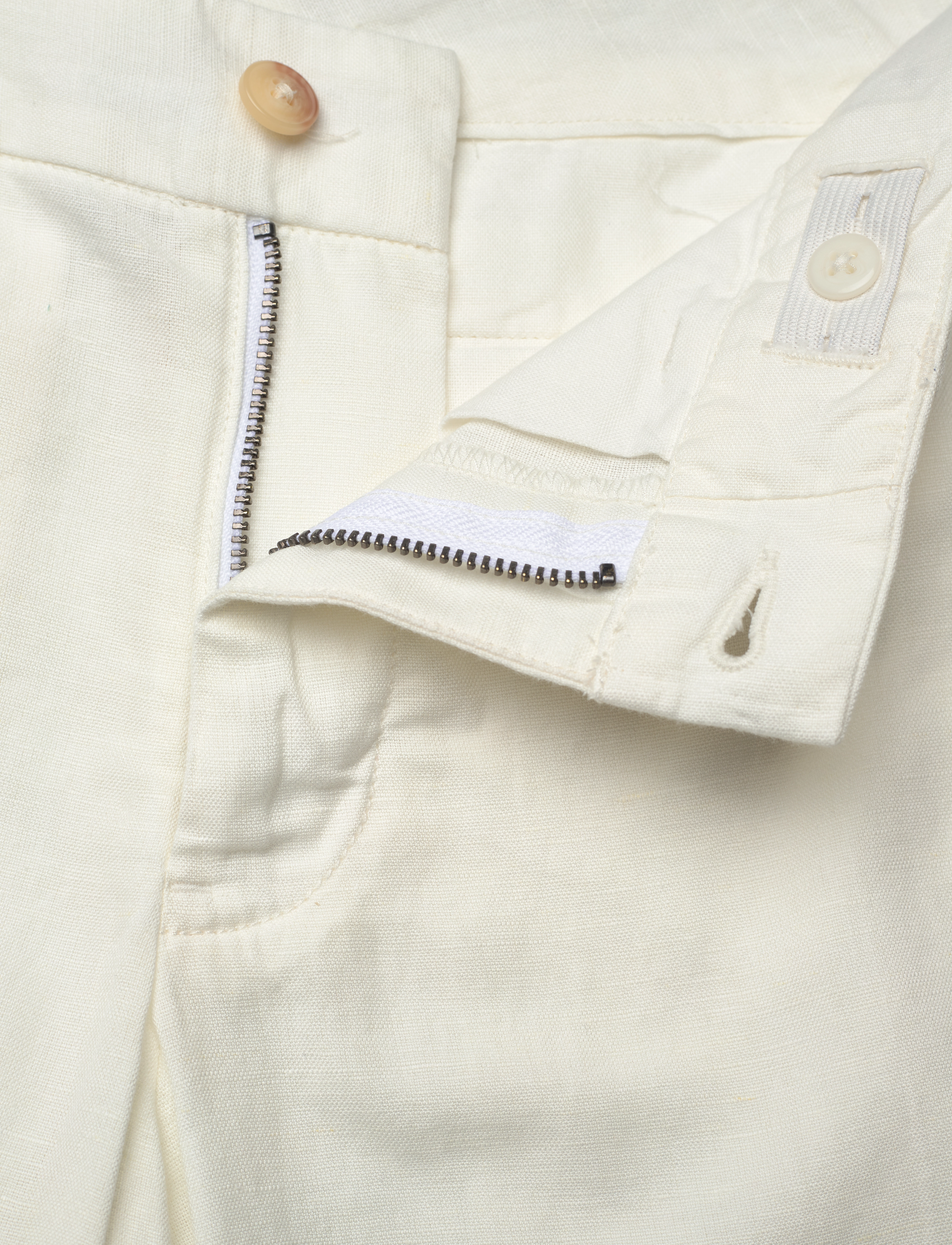 Ralph Lauren Kids - Straight Fit Linen-Cotton Short - chino shorts - deckwash white - 3