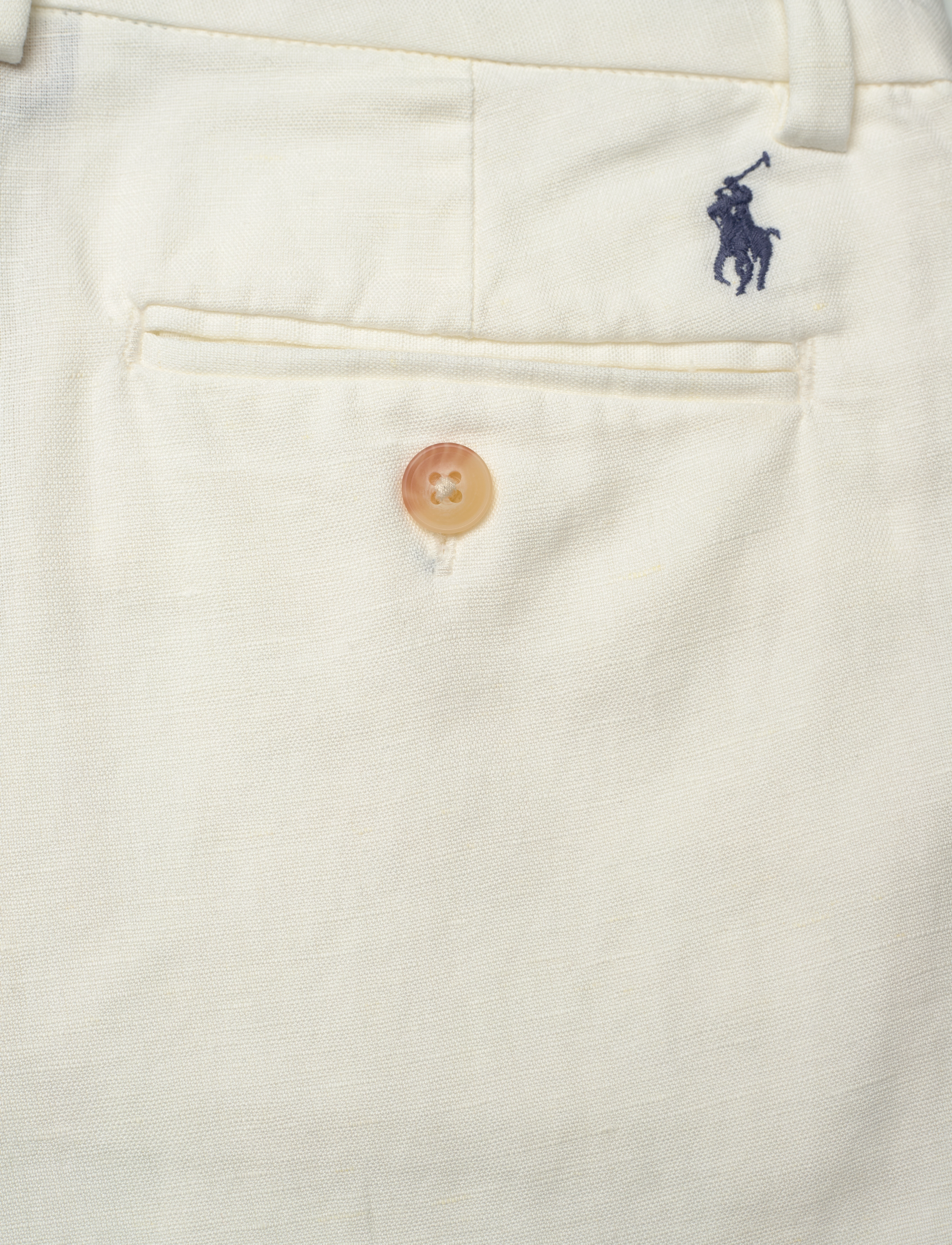 Ralph Lauren Kids - Straight Fit Linen-Cotton Short - chino shorts - deckwash white - 4