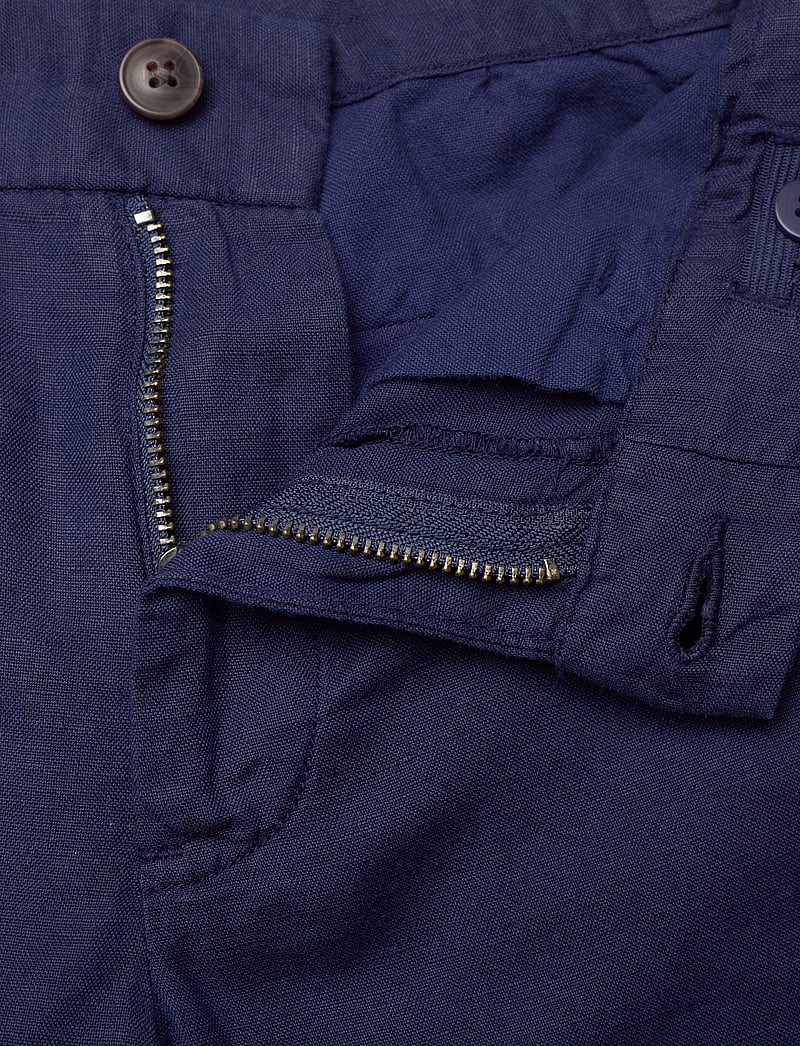 Ralph Lauren Kids - Straight Fit Linen-Cotton Short - chino lühikesed püksid - newport navy - 3