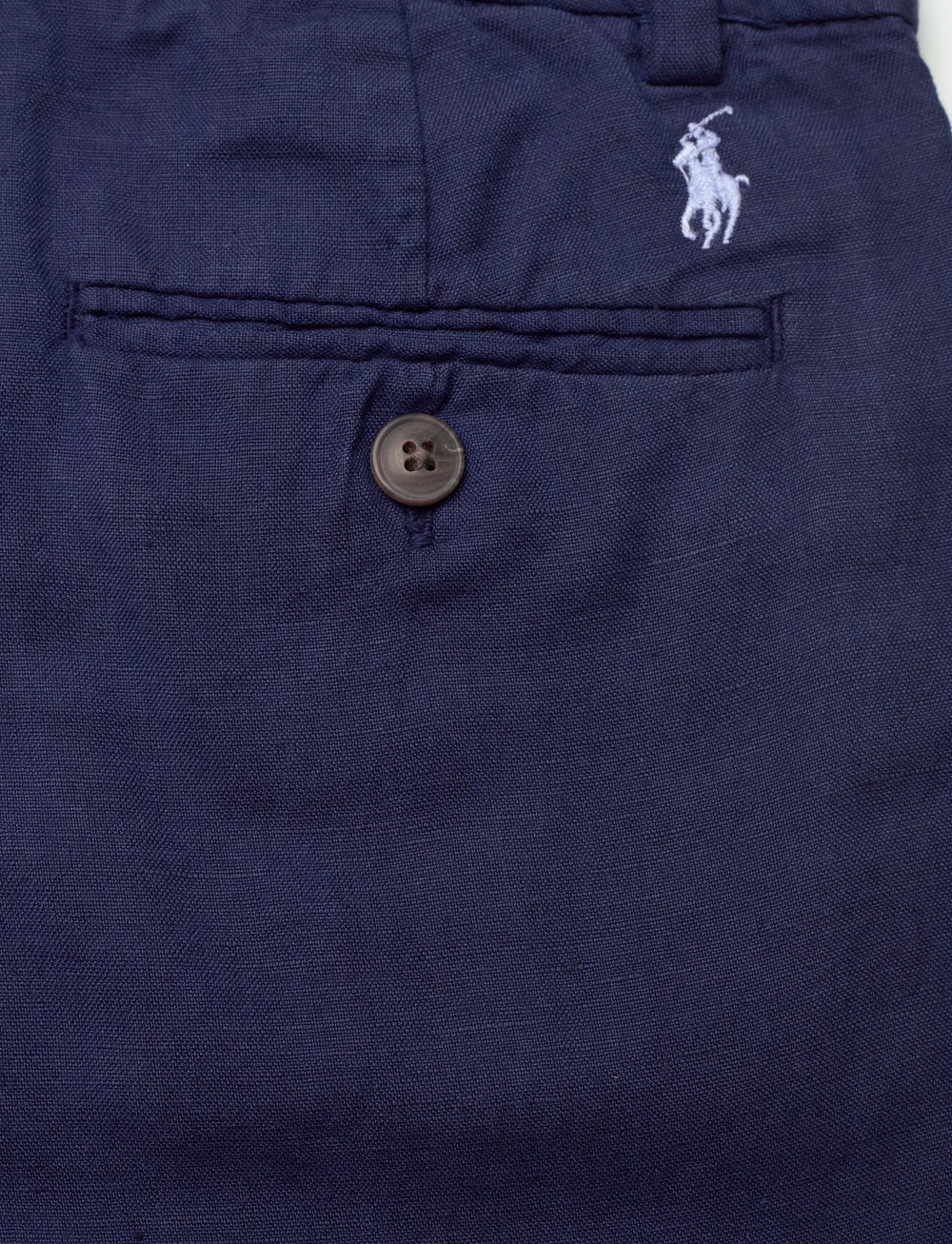 Ralph Lauren Kids - Straight Fit Linen-Cotton Short - chino shorts - newport navy - 4