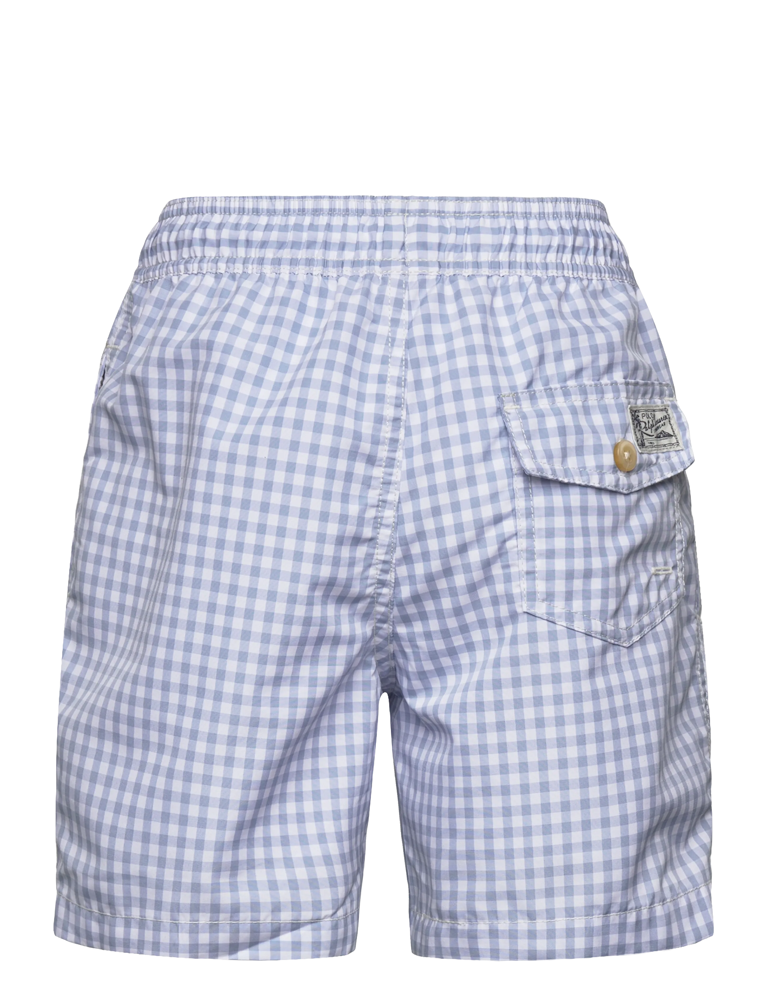 Ralph Lauren Kids - RECYCLED POLY-TRAVLR SHORT-SW-TRN - maudymosi šortai - estate blue gingh - 1