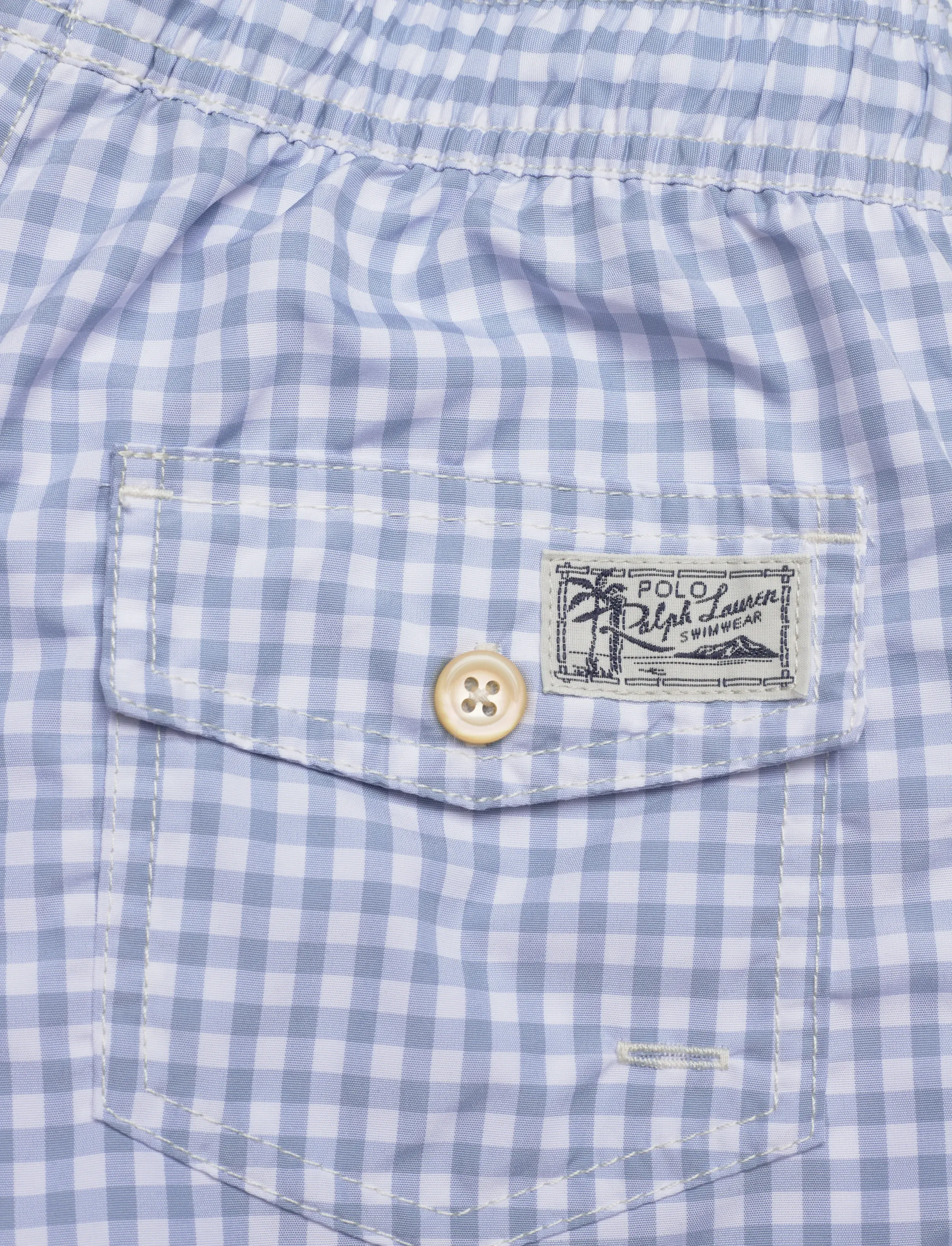 Ralph Lauren Kids - RECYCLED POLY-TRAVLR SHORT-SW-TRN - badebukser - estate blue gingh - 4