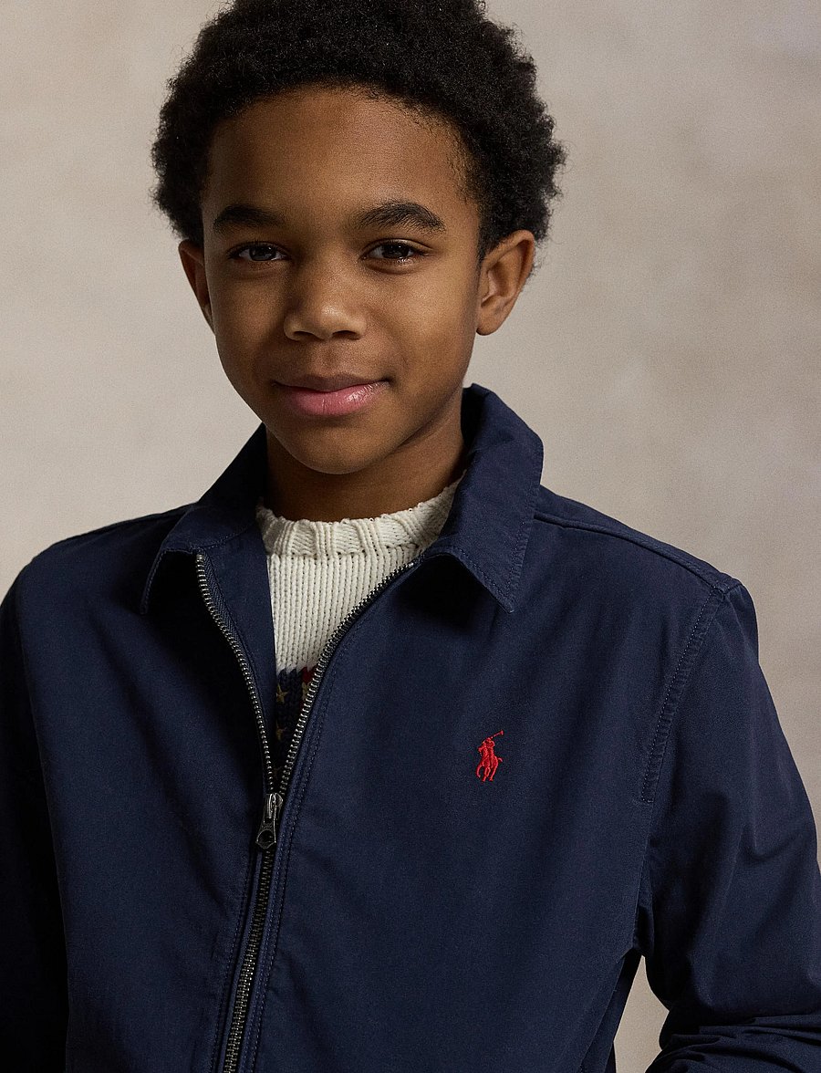 Ralph Lauren Kids - The Bayport Cotton Poplin Jacket - vestes legères - newport navy - 3