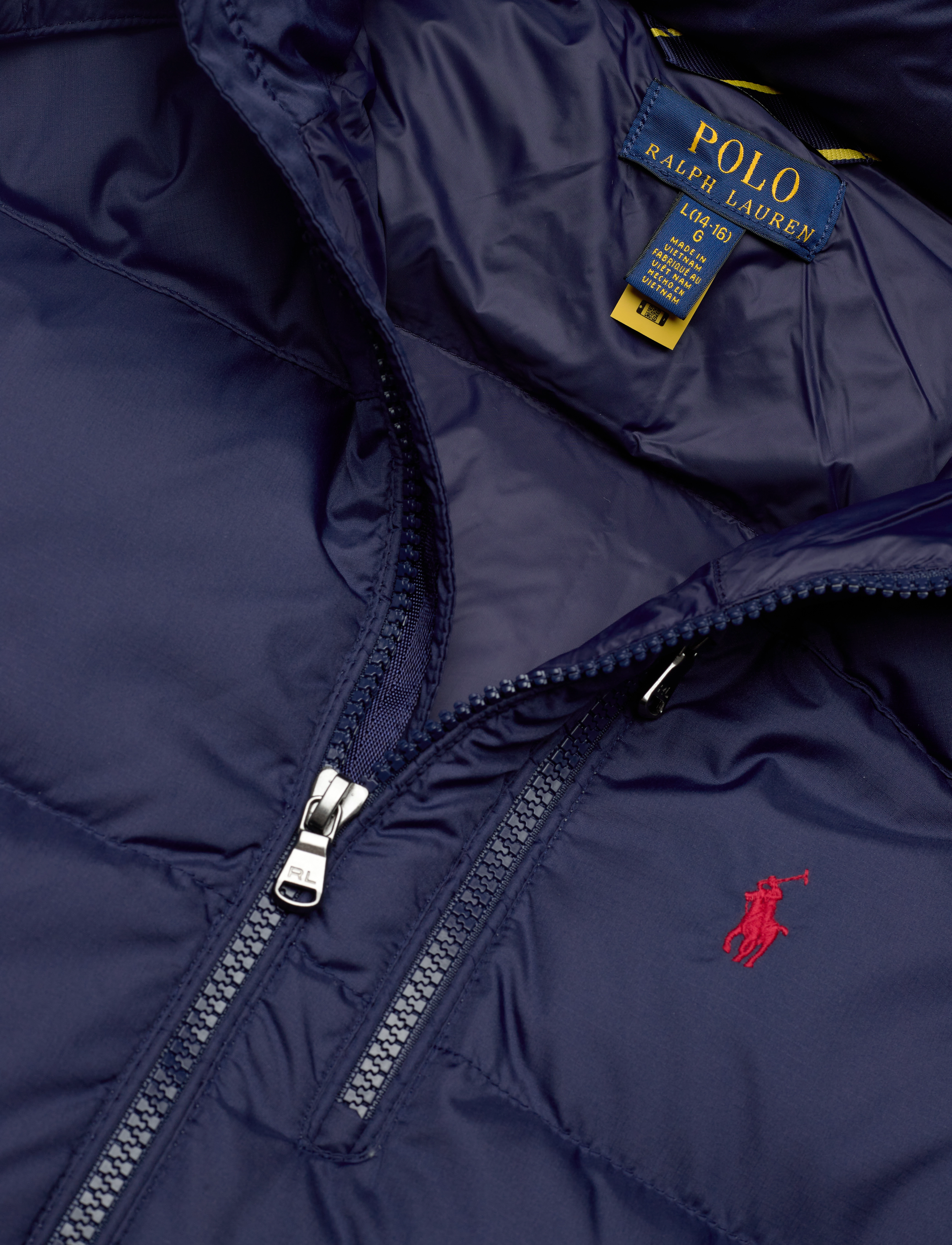 Ralph Lauren Kids - Ripstop Down Hooded Jacket - newport navy - 2