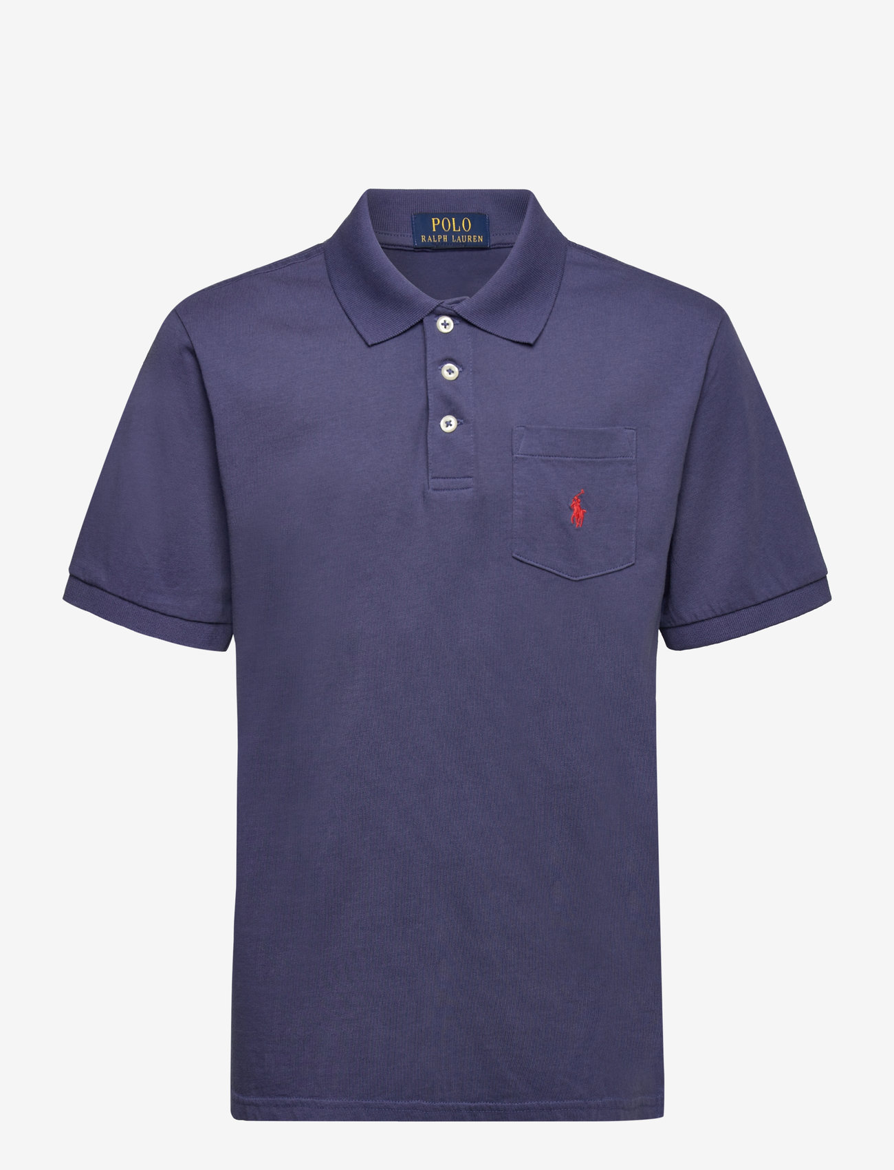 Ralph Lauren Kids Cotton Jersey Pocket Polo Shirt – short-sleeved