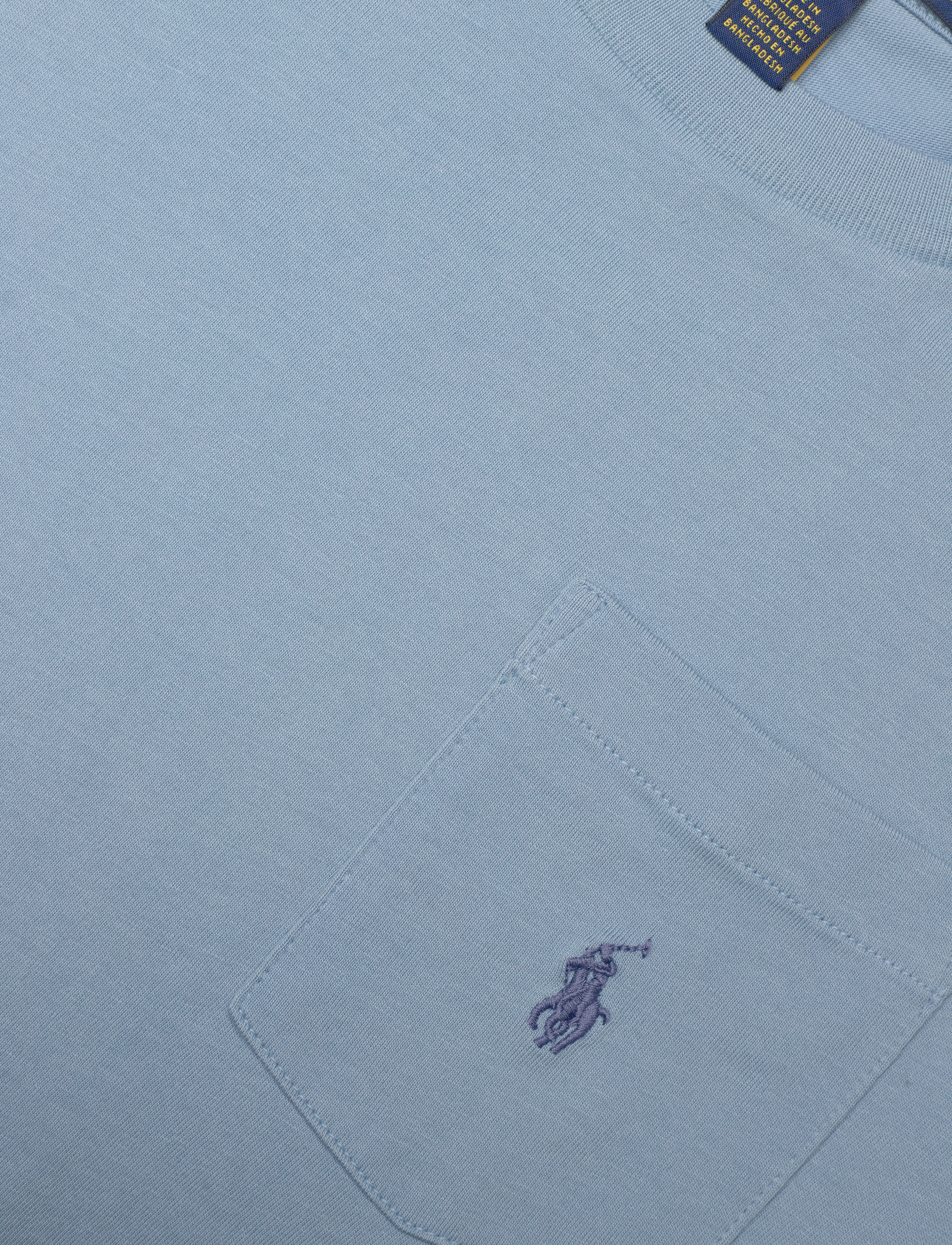 Ralph Lauren Kids - Cotton Jersey Pocket Tee - cassidy blue /c75 - 2