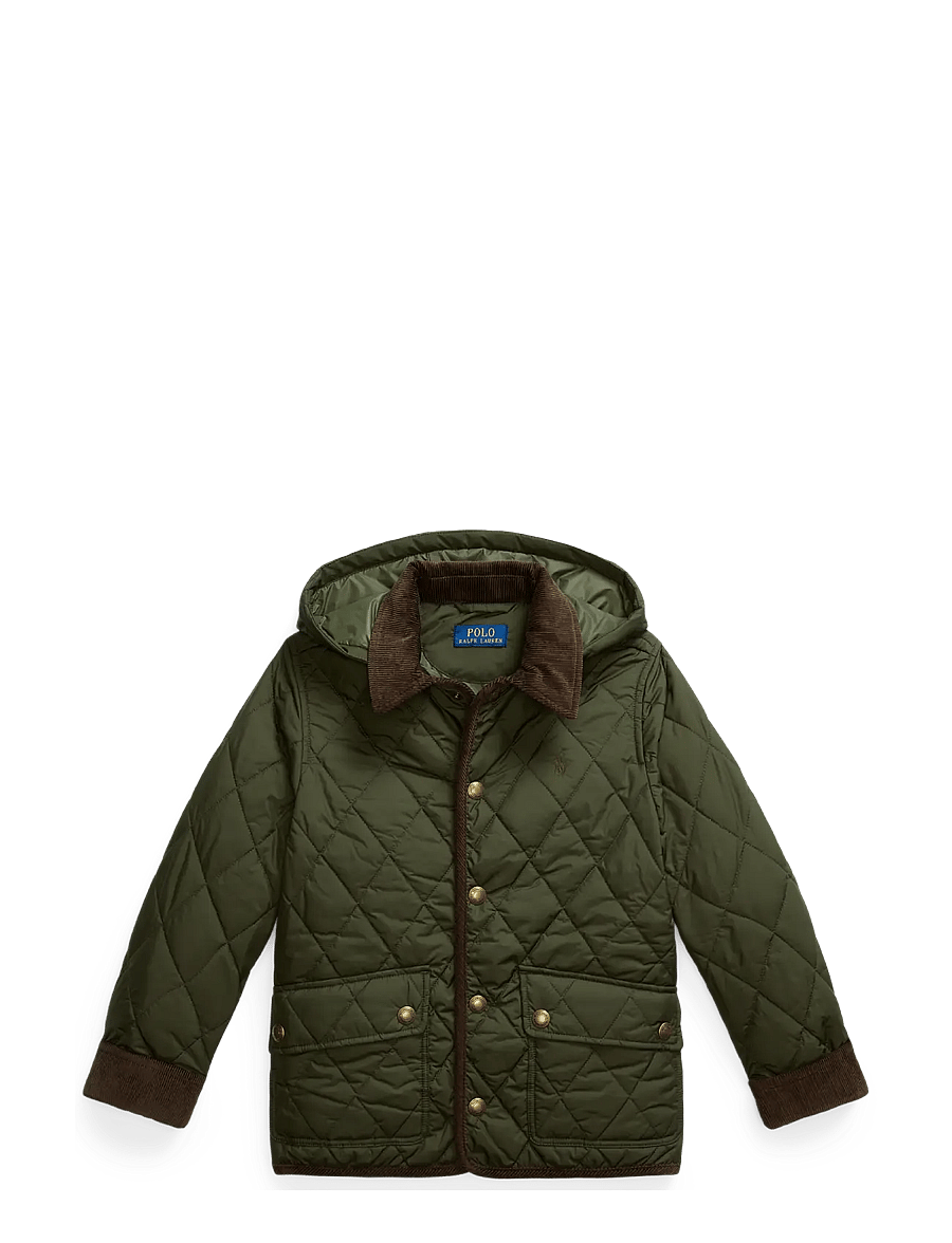 Ralph Lauren Kids - Hooded Barn Jacket - steppjacken - company olive/c8496 - 0