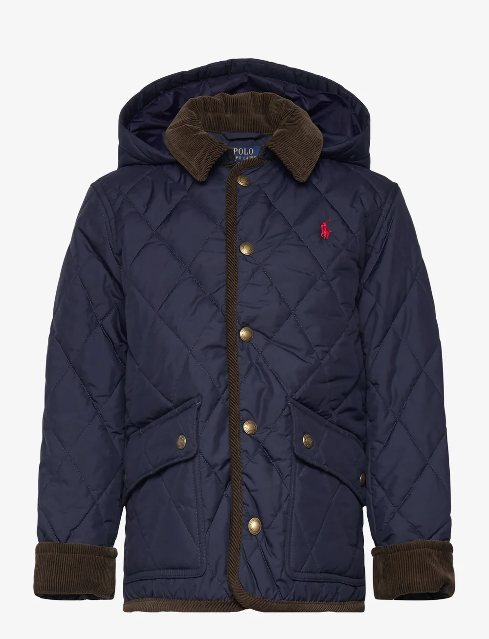 Ralph Lauren Kids - MATTE FINE POLY-KMPT BRN JKT-OW-BOM - vestes matelassées - newport navy - 1