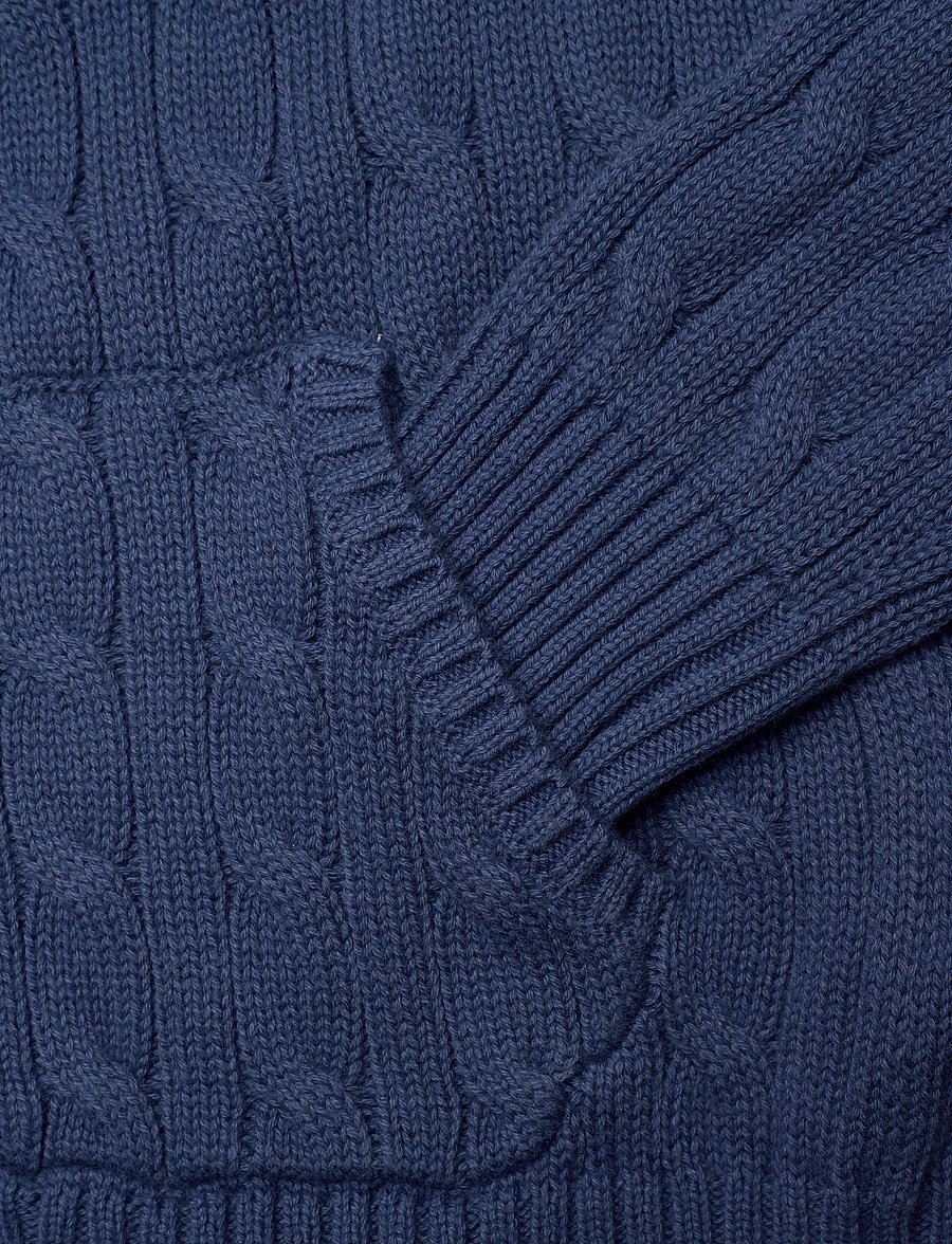 Ralph Lauren Kids - Cable Cotton Hooded Full-Zip Sweater - kapuzenpullover - old royal/c3374 - 3