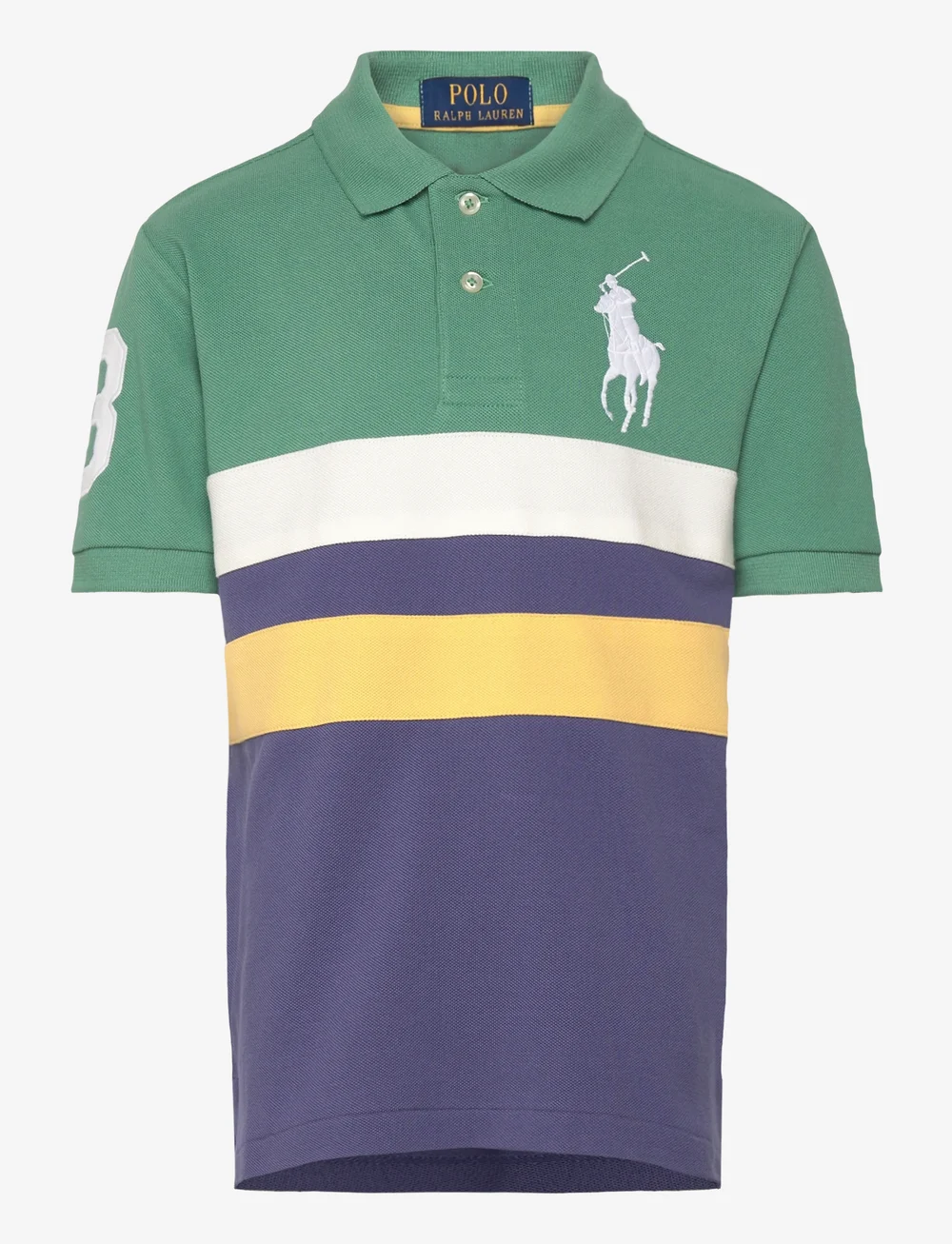 Ralph Lauren Kids - 20/1 MESH-SSKCBIGPPM1-KN-PSH - kurzärmelig - fairway green mul - 0